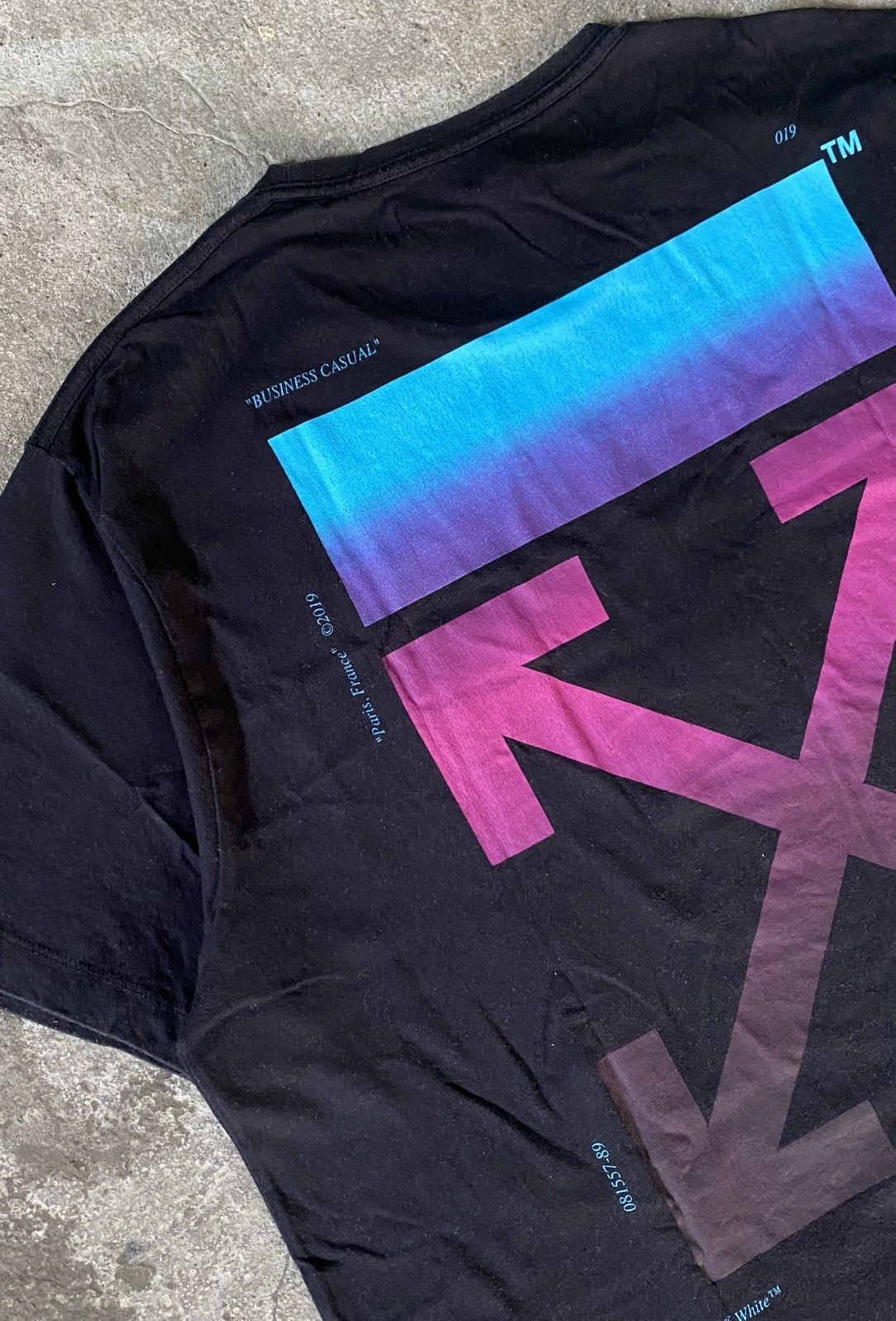 Off-White Off-White S/S18 Gradient Arrow T-Shirt Size US M / EU 48-50 / 2 - 3 Thumbnail