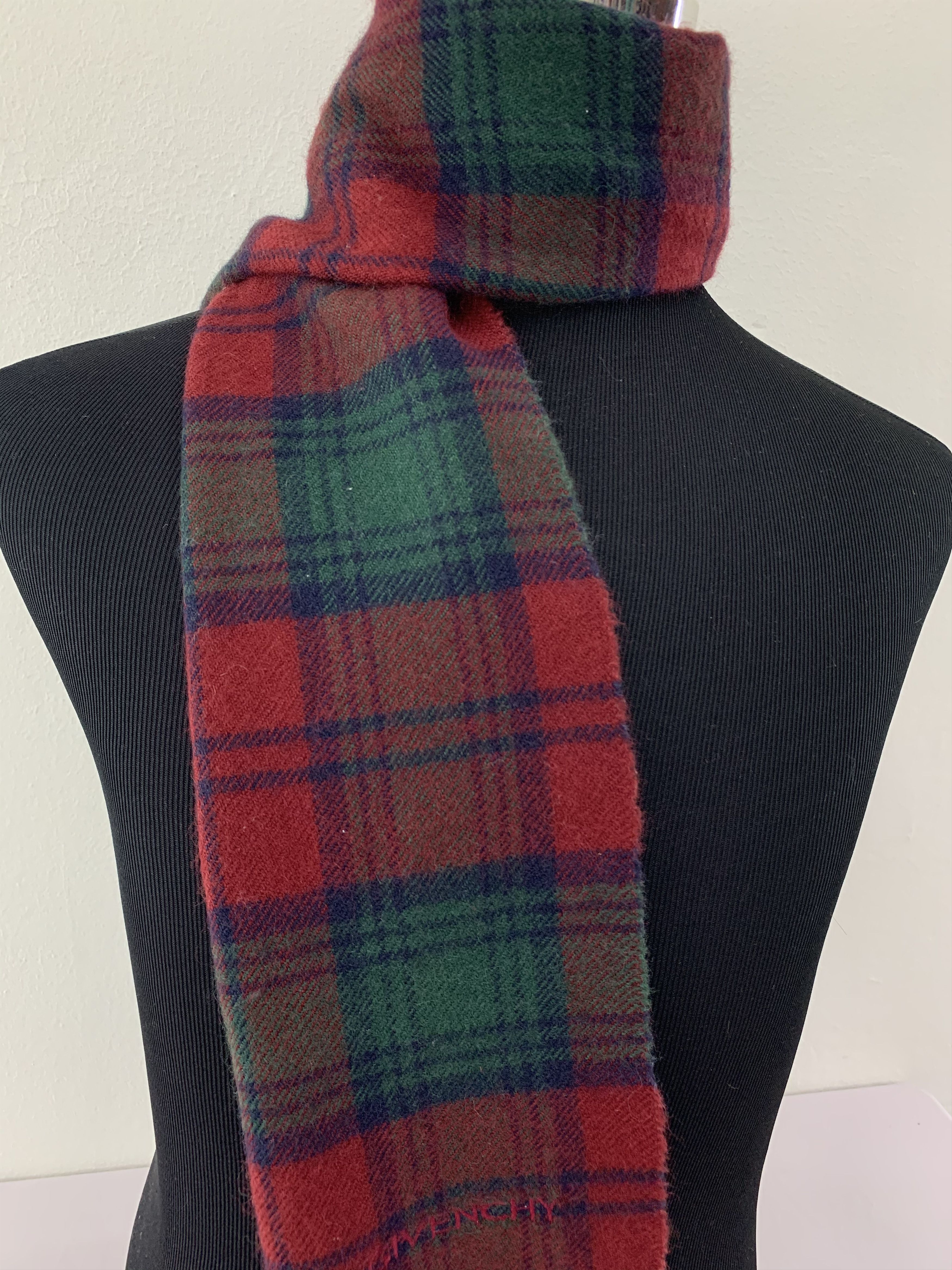 Vintage Givenchy Scarf Wool Muffler Neck Wrap BL4060 Size ONE SIZE - 2 Thumbnail
