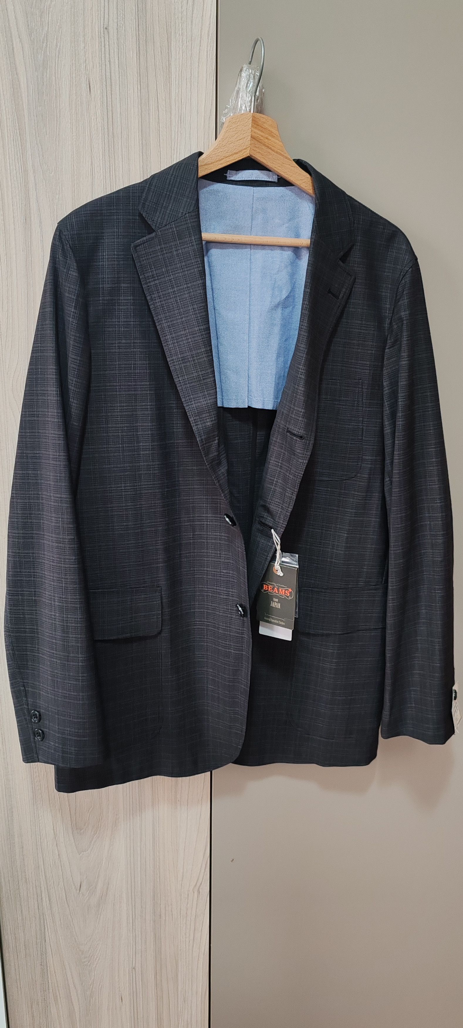 Beams Plus Veste Grise Carrellé-Beams Plus Tg:L Size US XL / EU 56 / 4 - 3 Thumbnail