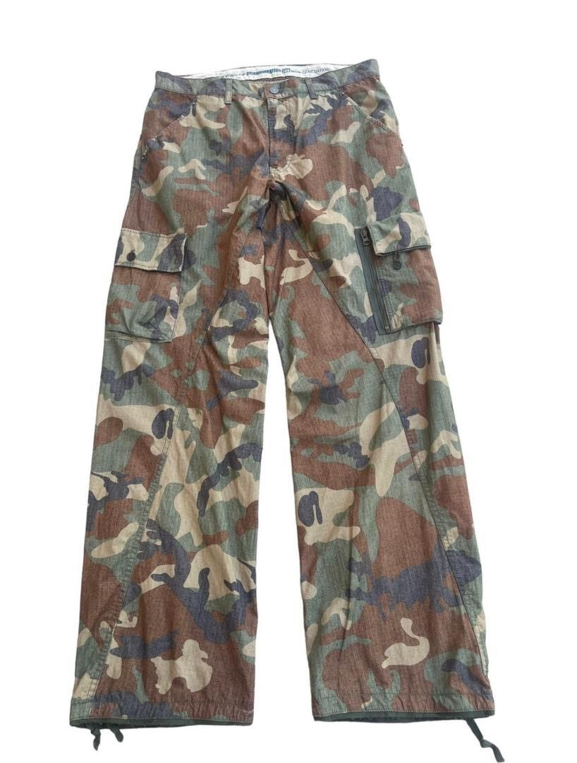 Japanese Brand × PPFM PPFM Design Camo Cargo Pant Size US 32 / EU 48 - 1 Thumbnail