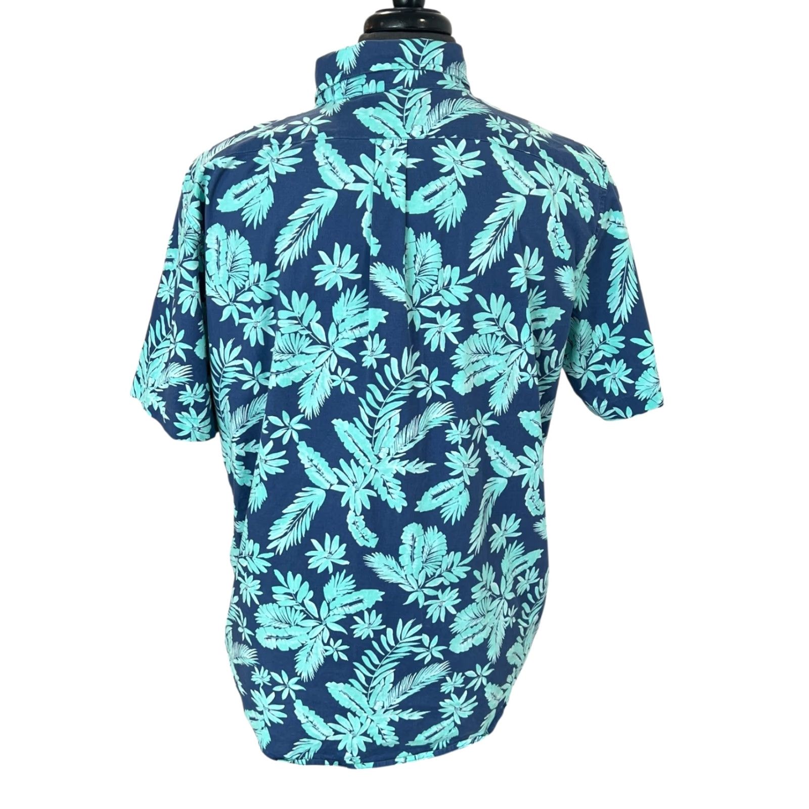 Vineyard Vines Vineyard Vines Murray Hawaiian Shirt Slim Fit Mens Large Blue Floral Tropical Slimming Shirt Button-Up Short Sleeve Size US L / EU 52-54 / 3 - 6 Thumbnail