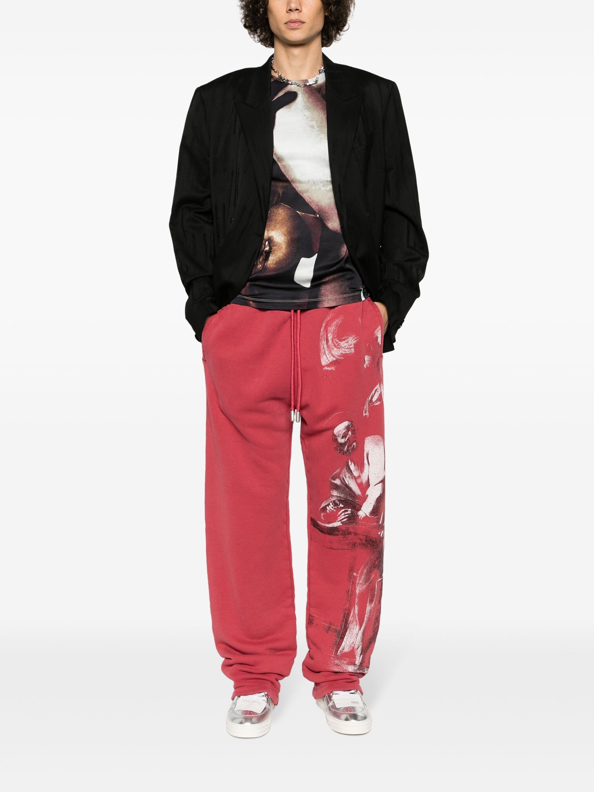 Off-White o1in1s1024 Q:1 / Bw S.Matthew Sweatpants & Joggers Rio Red Size US 32 / EU 48 - 2 Thumbnail