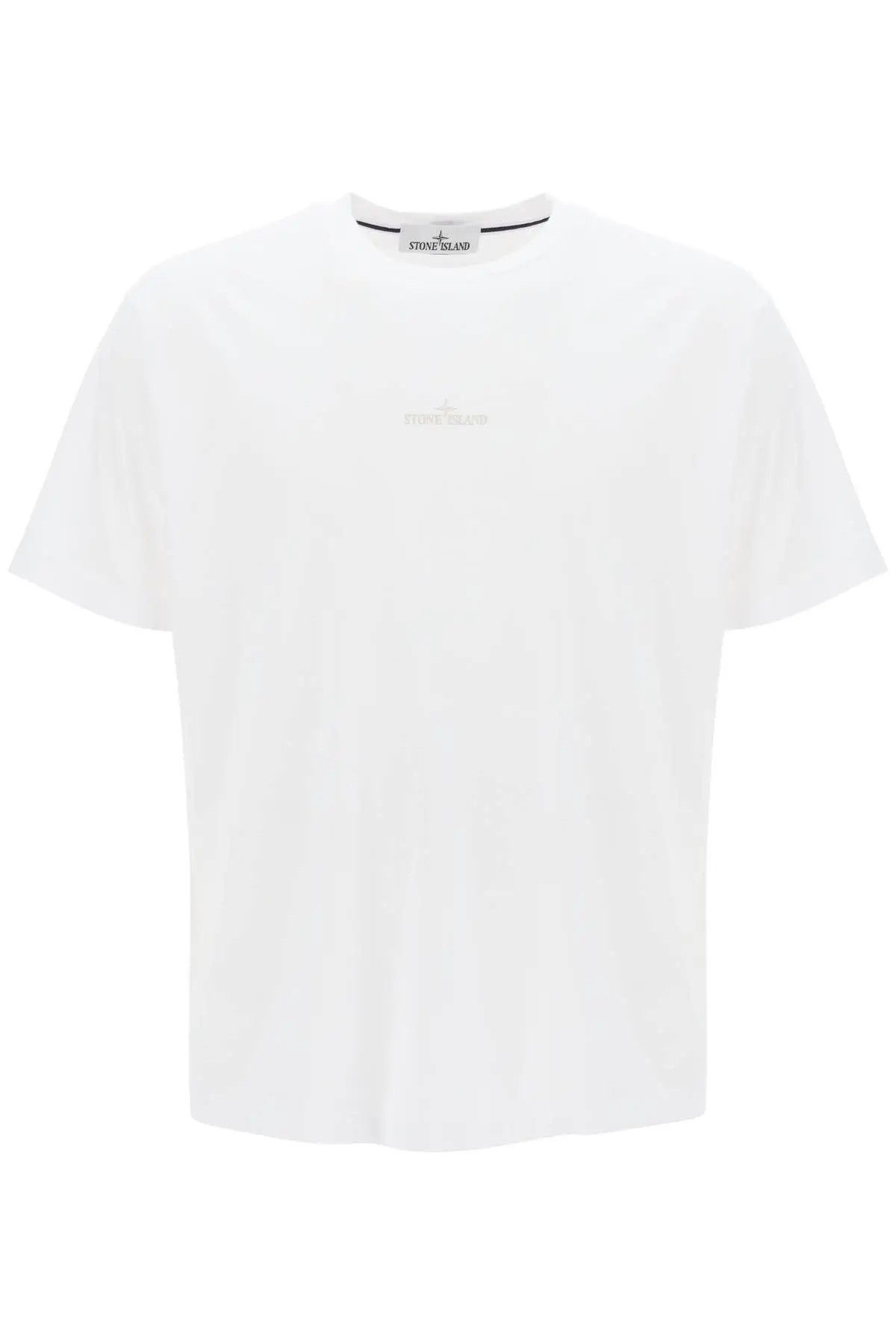 image of Stone Island O1S22I1N0524 T-Shirt In White, Men's (Size Large)