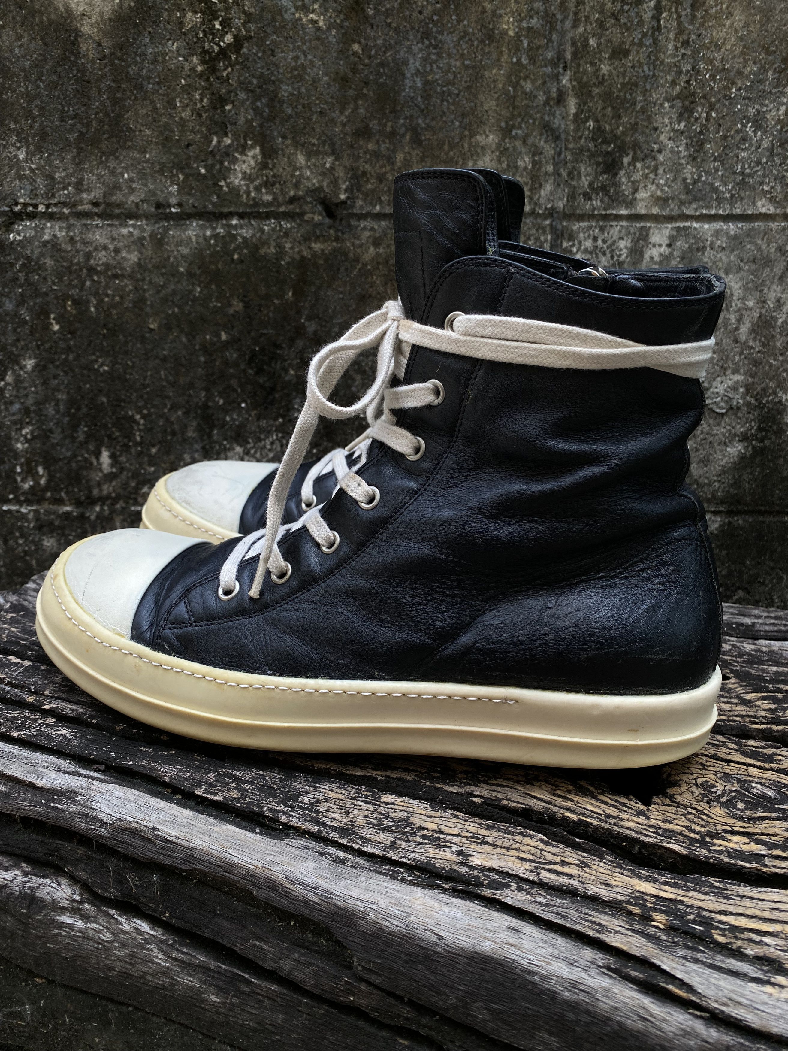 Rick Owens FW17 Mainline Ramones High Black 43