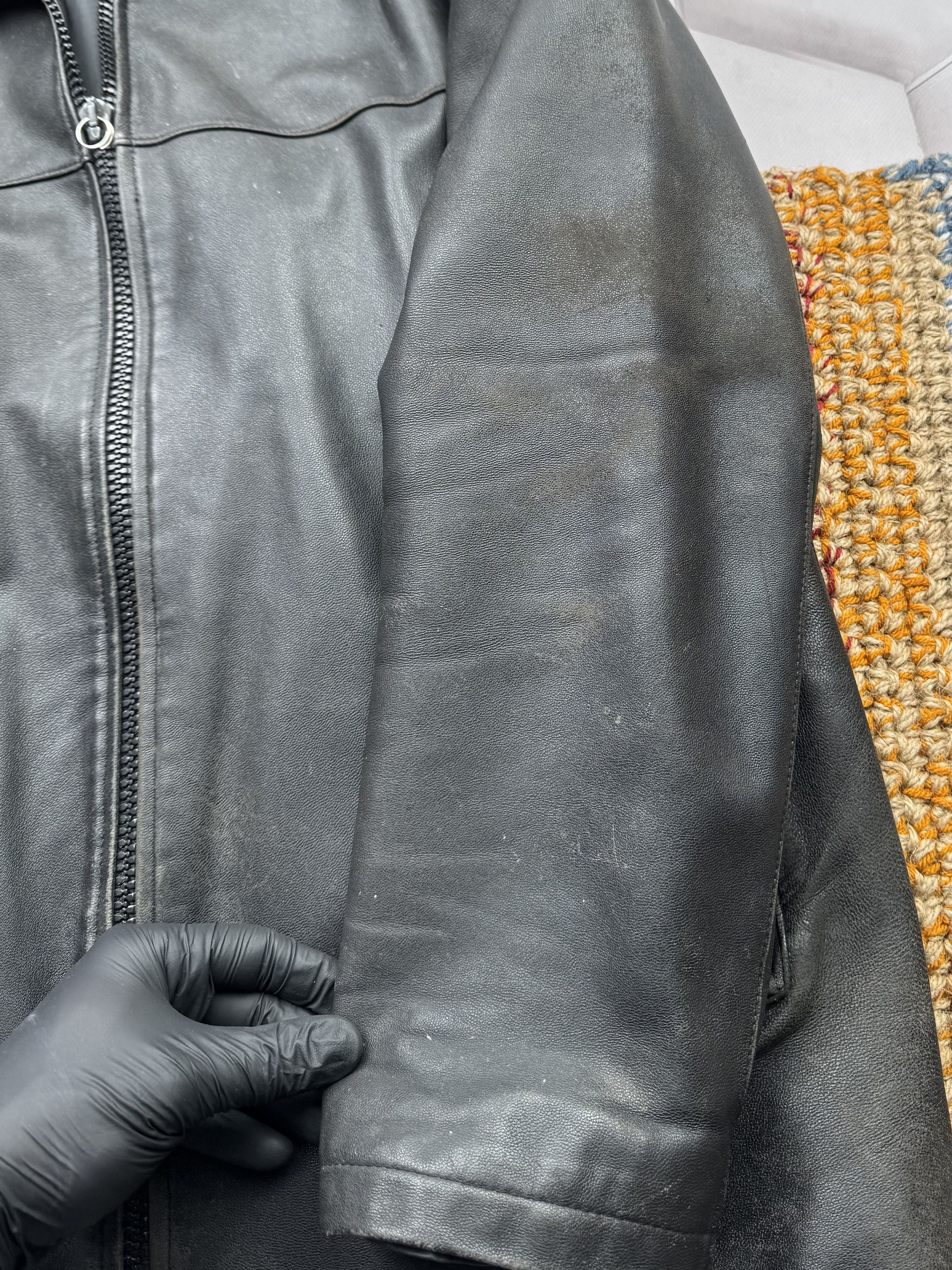 Japanese Brand Vintage Leather Jacket (E4) Size US M / EU 48-50 / 2 - 5 Thumbnail