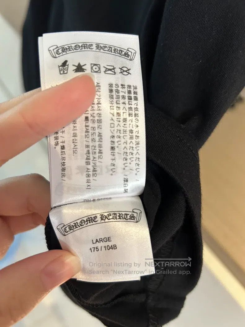 Chrome Hearts CHROME HEARTS Size L Color overlapping cross letter black p Size US L / EU 52-54 / 3 - 8 Thumbnail