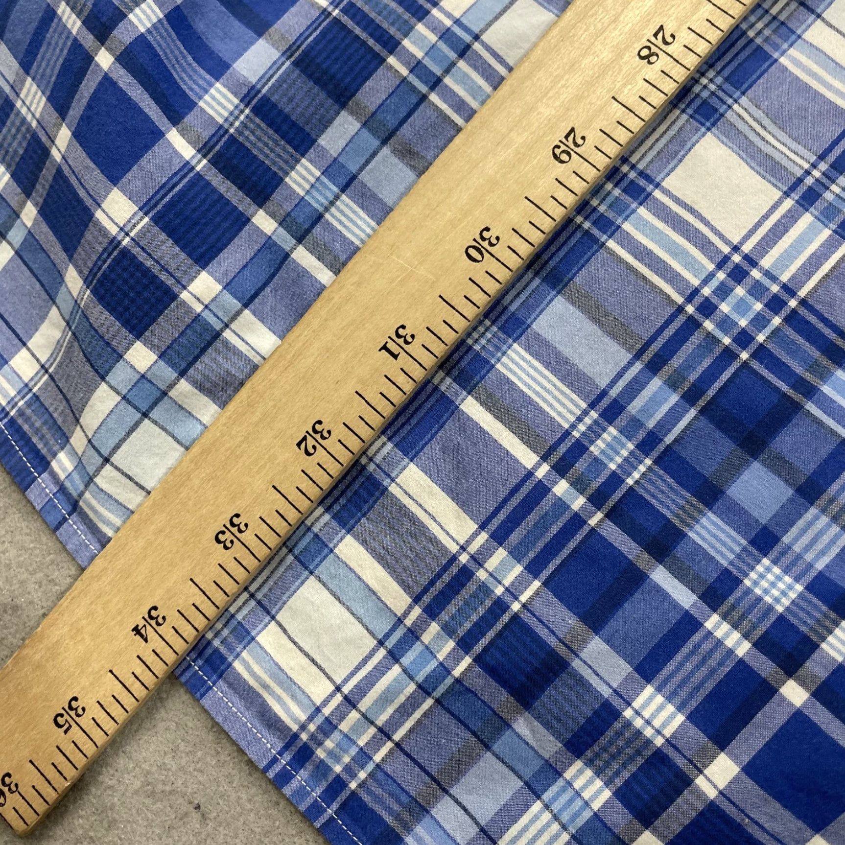 Ralph Lauren Ralph Lauren Shirt Mens 4XB Big Plaid Blue Stretch Long Sleeve 100% Cotton Shirt Mens Big 4X Blue Plaid Cotton Button-Up Long Sleeve Casual Preppy Size US XXL / EU 58 / 5 - 7 Thumbnail