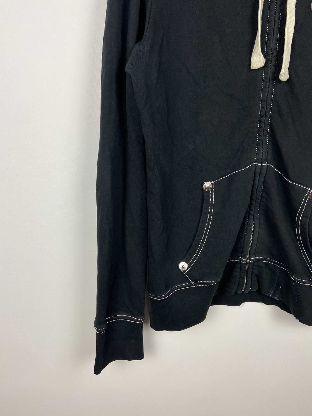 True Religion True Religion Black Zip Hoodie Hooded Y2k Buddha Big Logo Size US S / EU 44-46 / 1 - 5 Thumbnail
