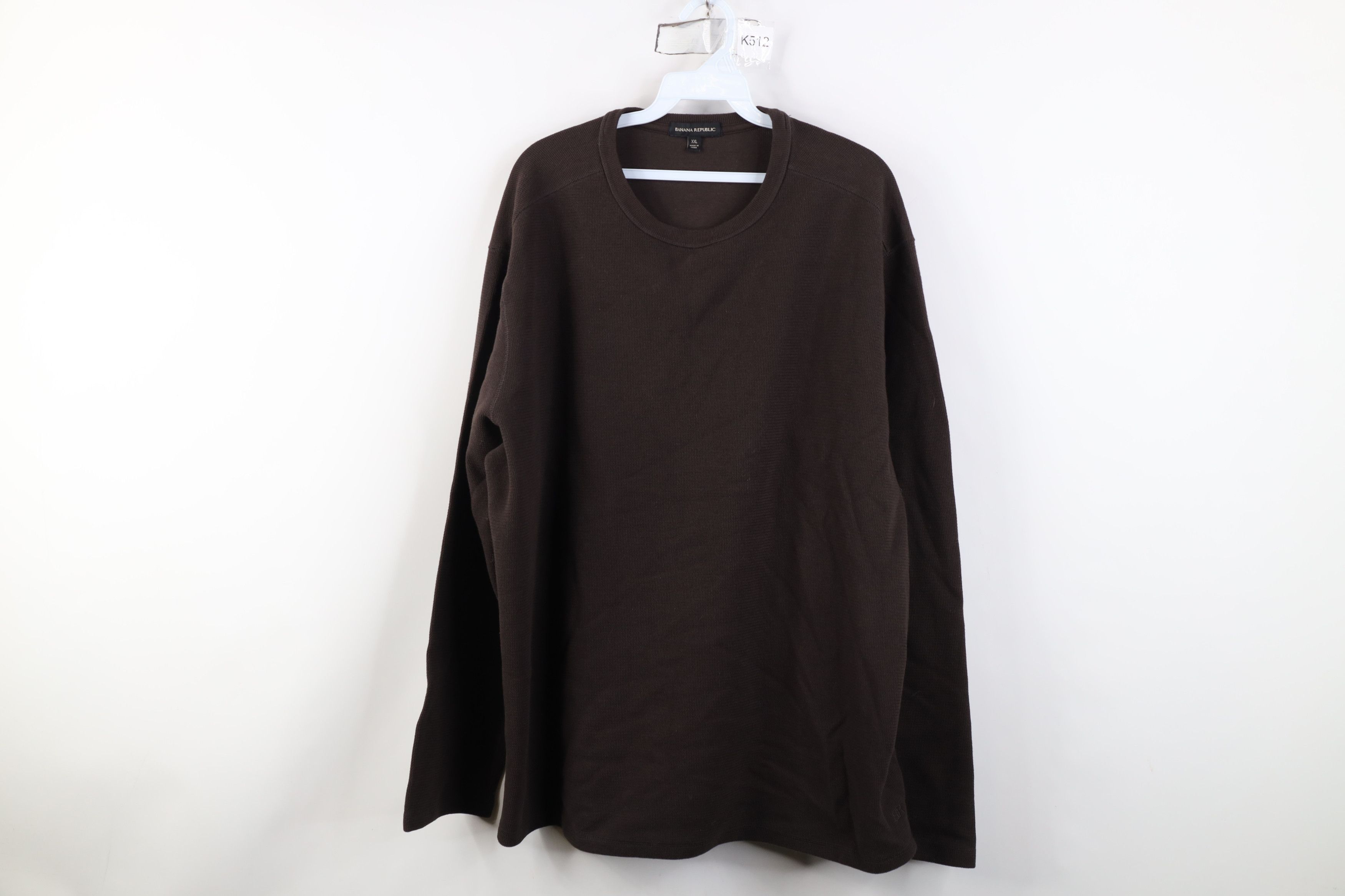 Banana Republic Vintage Y2K Banana Republic Waffle Knit Long Sleeve T-Shirt Size US XXL / EU 58 / 5 - 1 Thumbnail