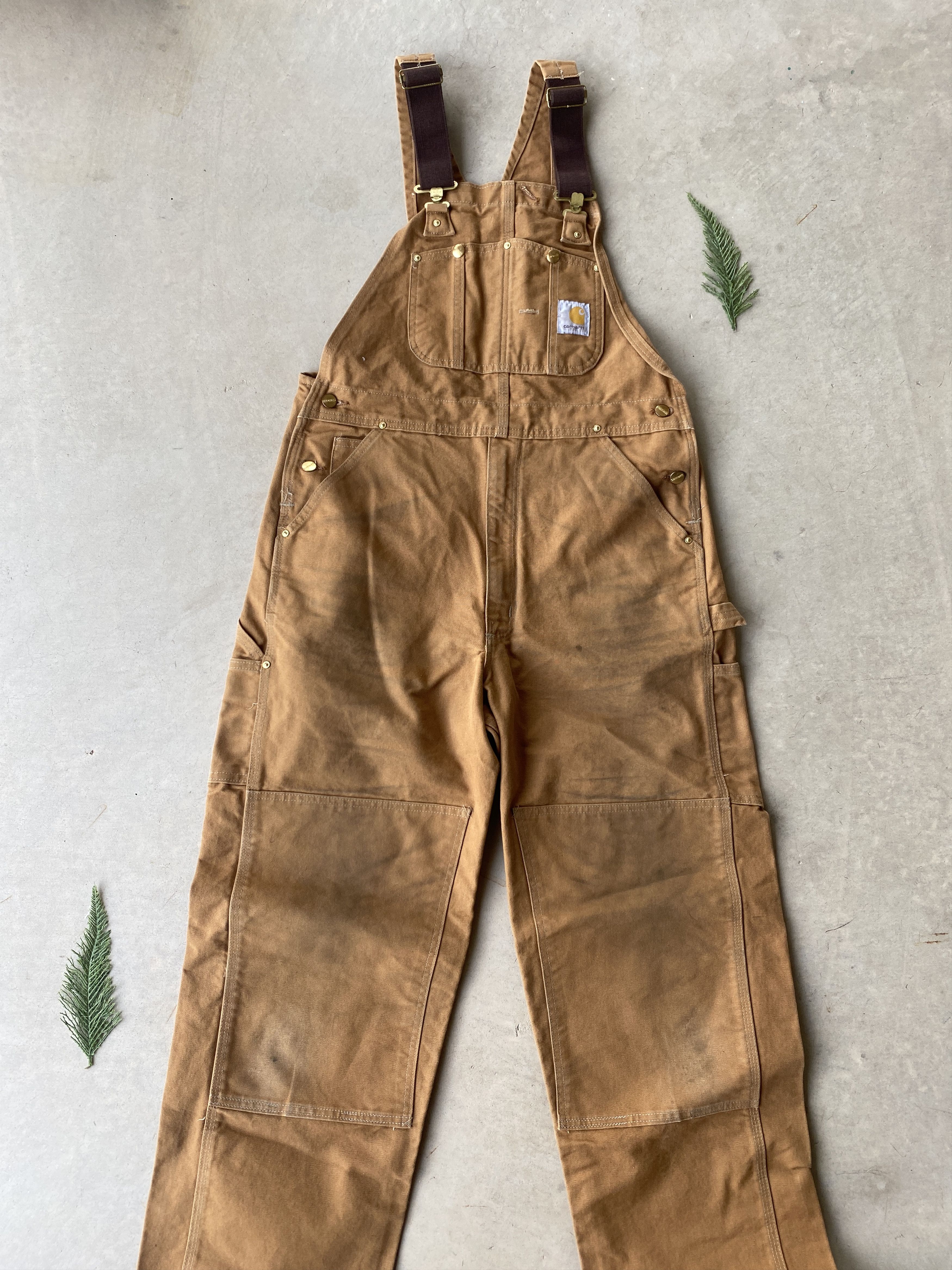 90s Carhartt double knee bib サロペット Carhartt オーバーオール サロペット 「ヴィンテージ古着」90's