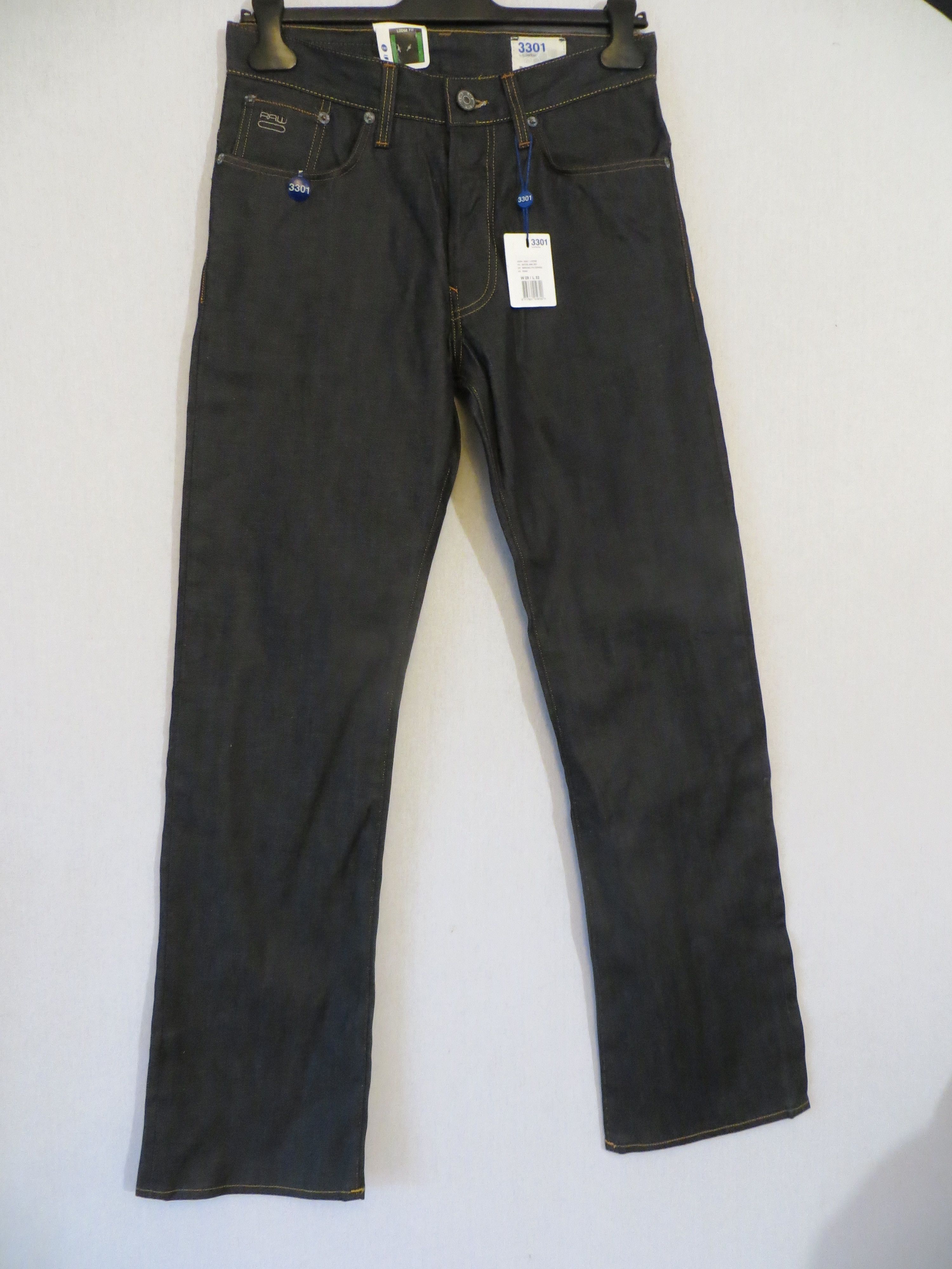 G-Star 3301 RAW DENIM JEANS LOOSE 28 X 32 Size US 28 / EU 44 - 1 Thumbnail
