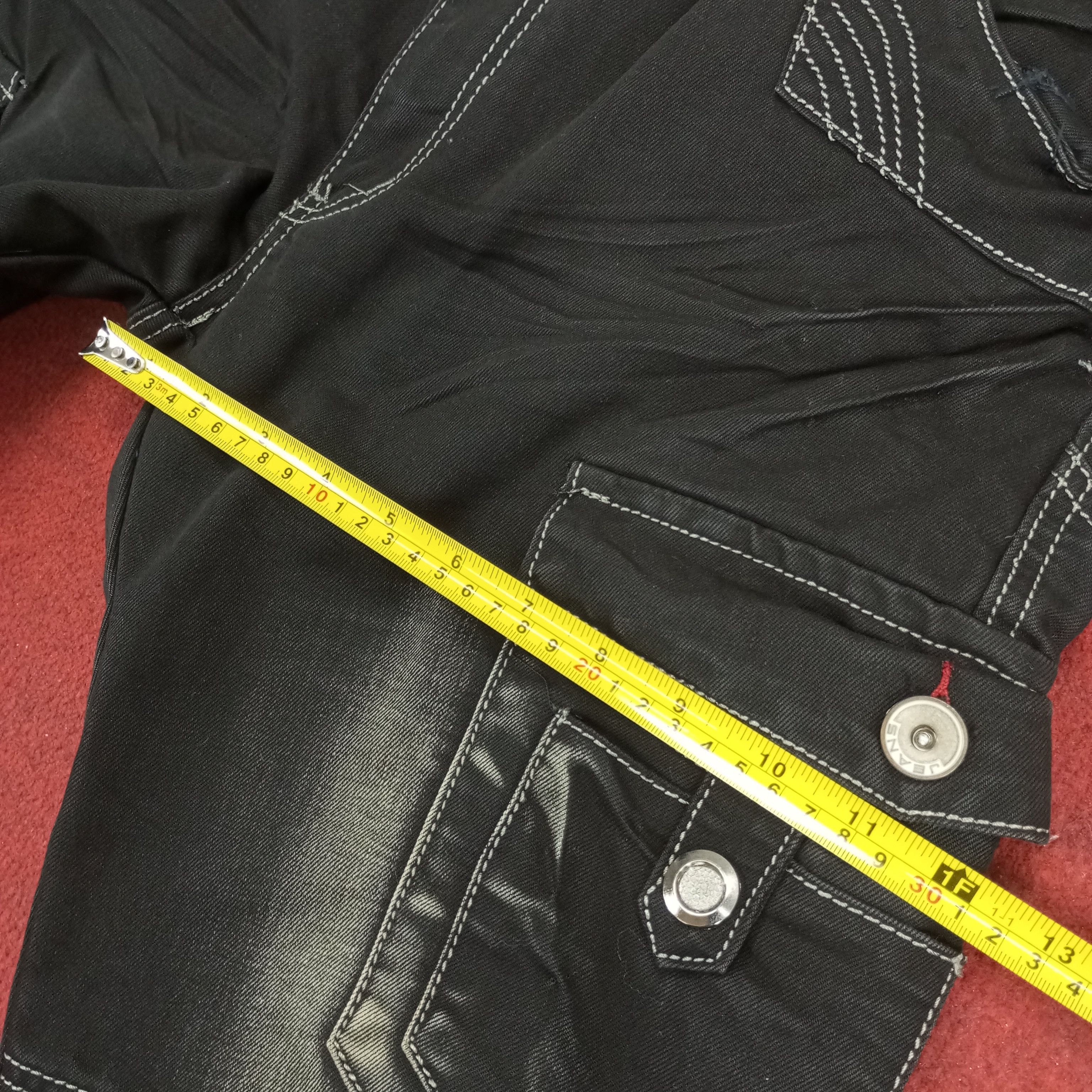 Vintage Tesilin Jeans Fashion Rock Punk Cargo Style Jeans Size US 35 - 9 Thumbnail