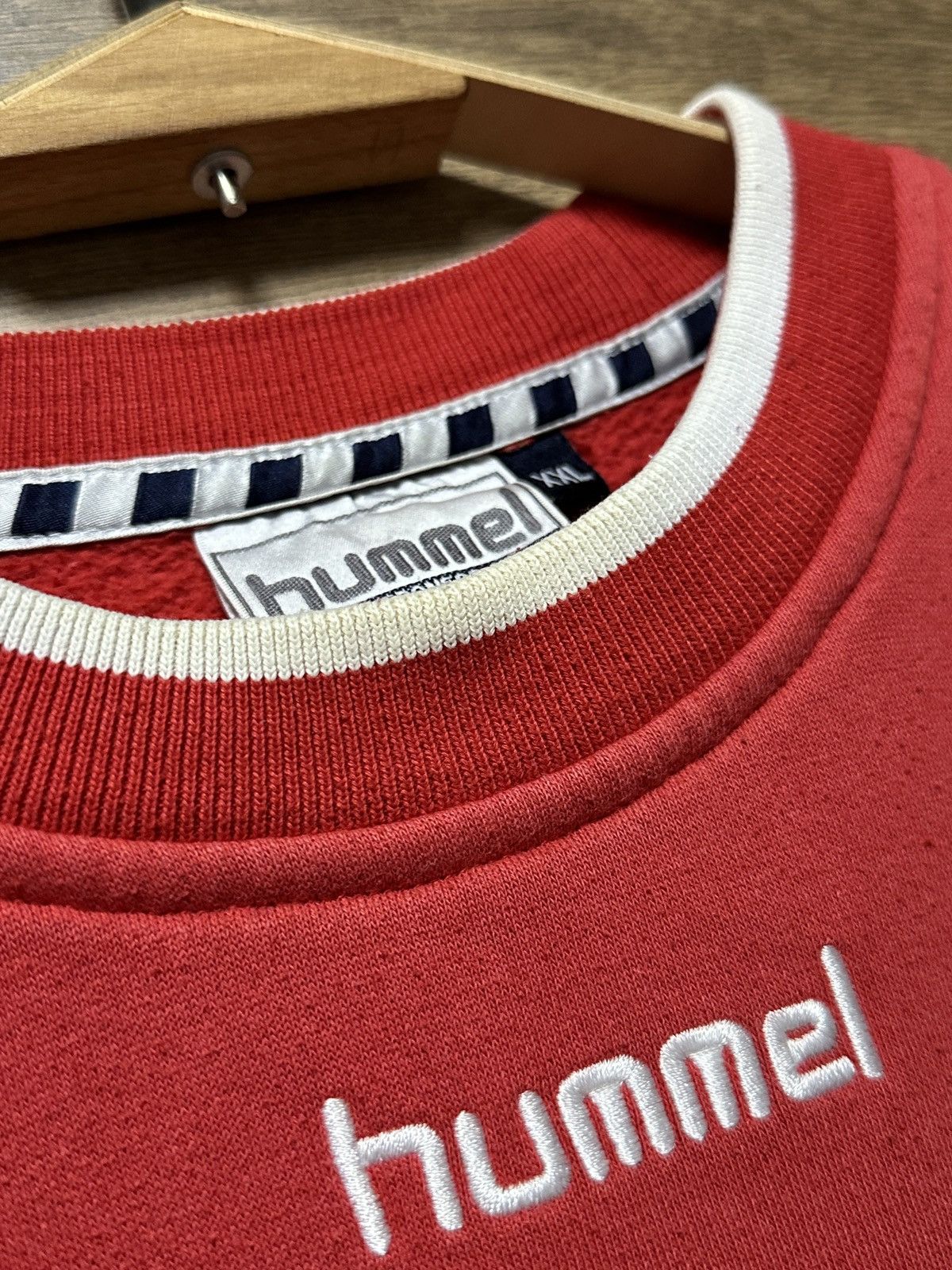 Hummel × Vintage 2000-02 Denmark Hummel Player Issued Football Sweatshirt Size US XXL / EU 58 / 5 - 4 Thumbnail