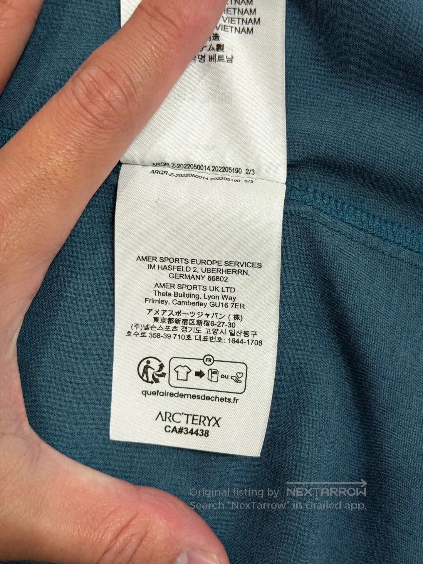 Arc'teryx Arcteryx SkyLine Long Sleeve Button Shirt. Size US S / EU 44-46 / 1 - 5 Thumbnail