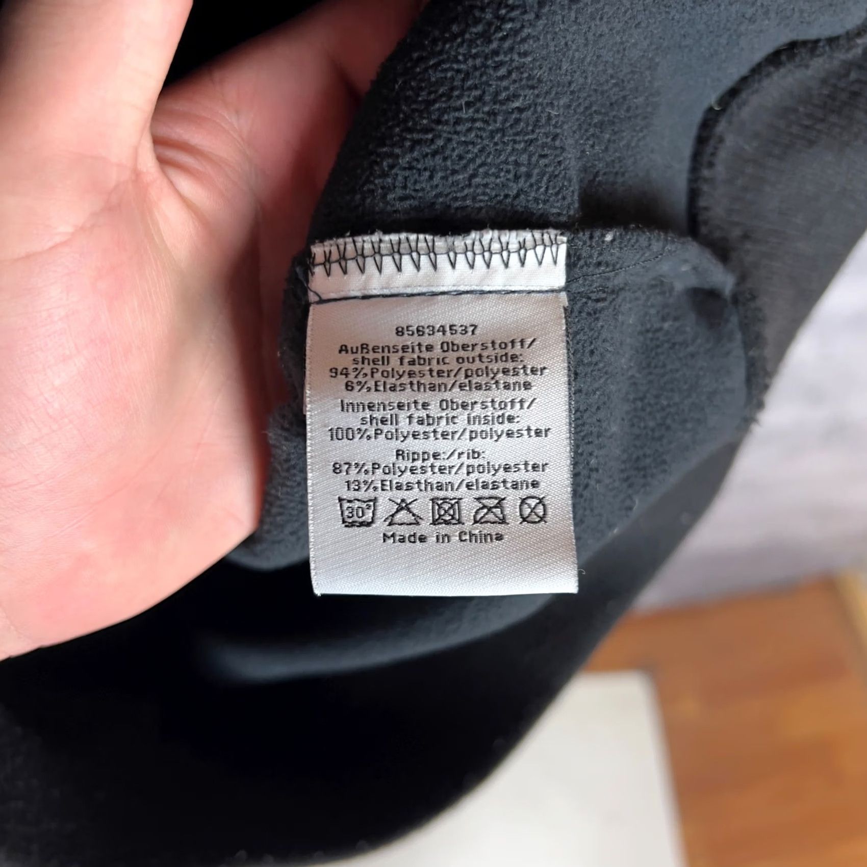 Vintage Schmuddelwedda Jacket Black Men Size M Hooded Windproof Softshell Casual Coat/Outerwear Shirt Size US M / EU 48-50 / 2 - 5 Thumbnail