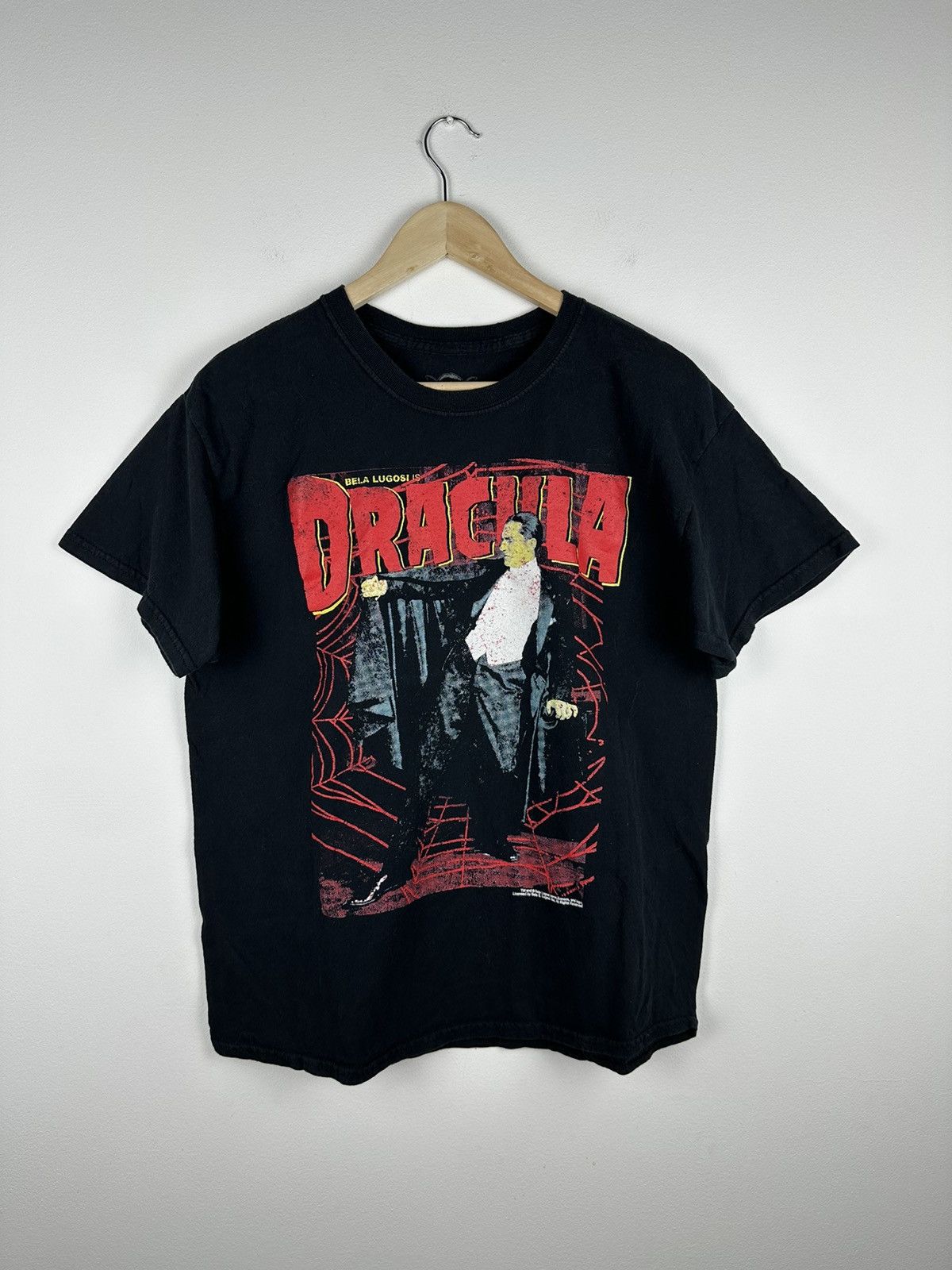 image of Expert Horror x Movie Vintage Bela Lugosi Dracula Tee in Black, Men's (Size Medium)