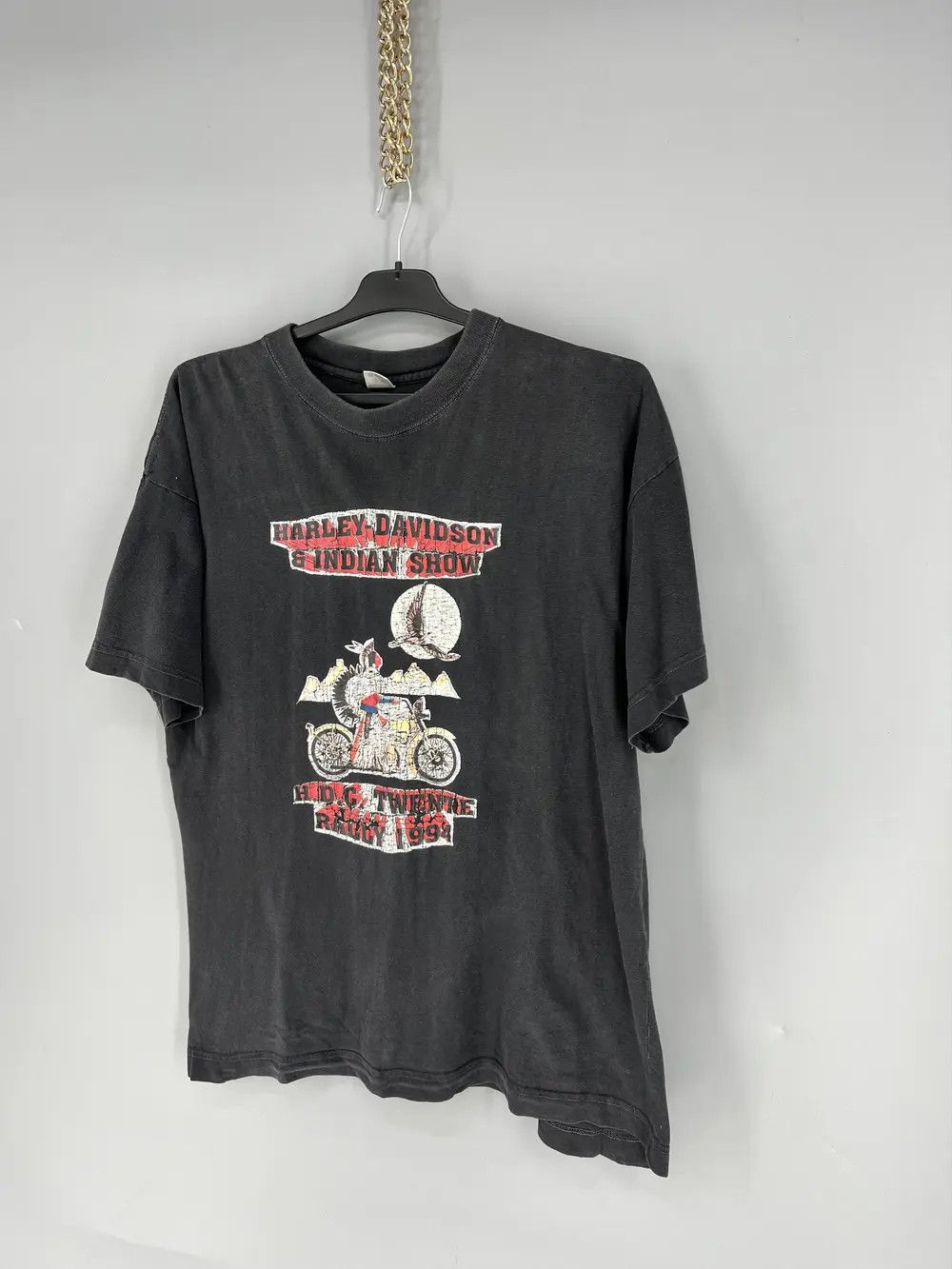 Harley Davidson harley davidson INDIAN SHOW H.D.C. TWENTE RALLY 1994 Size US XL / EU 56 / 4 - 3 Thumbnail