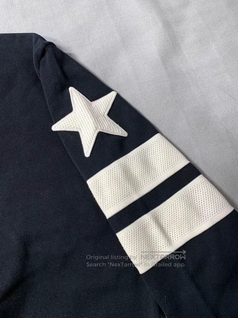 Givenchy Five Pointed Star Striped Sweatshirt
