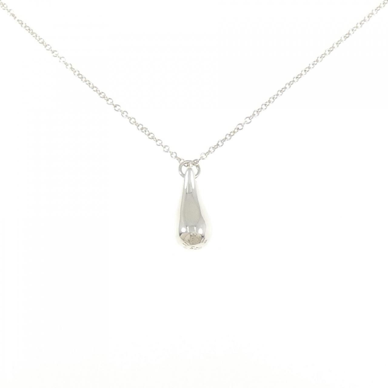 Tiffany & Co. Tiffany Teardrop 925 Silver Necklace Metal Necklace DUTY FREE for USA