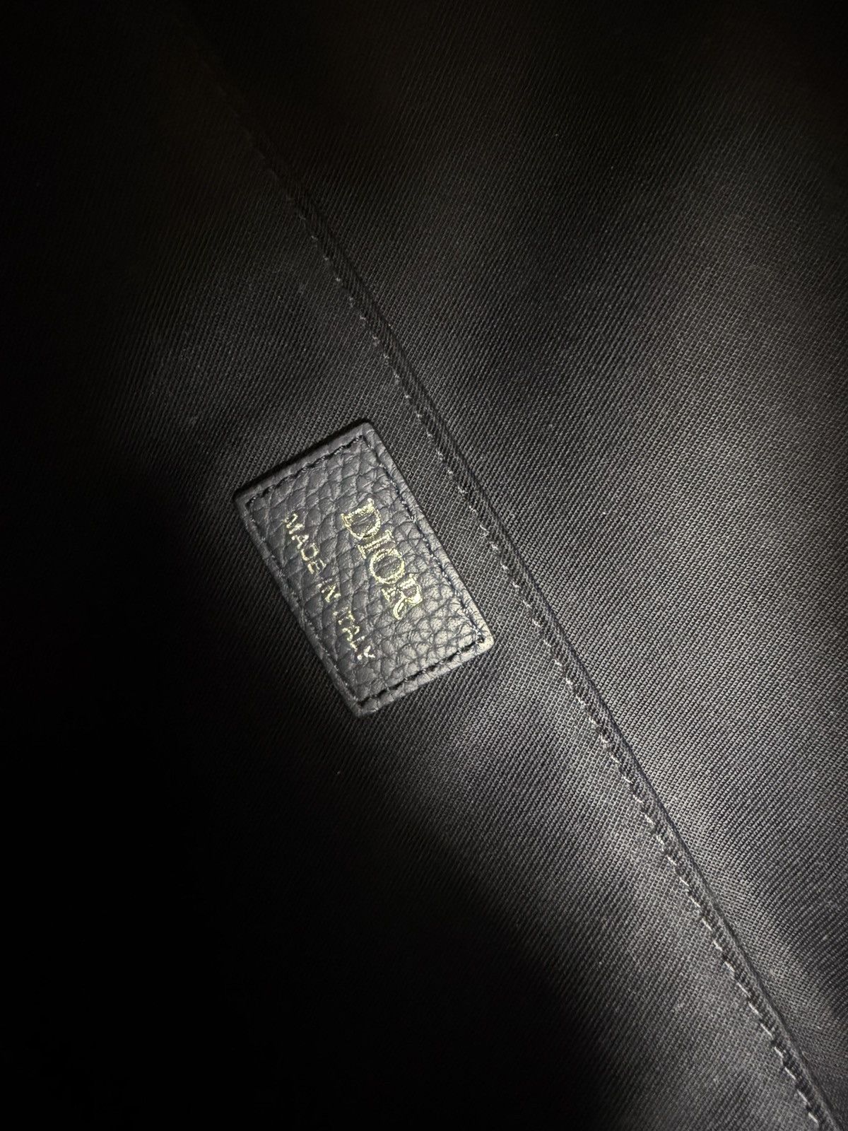 Dior Dior Rider 2.0 Backpack Navy Blue Gravity Stencil Leather Size ONE SIZE - 5 Thumbnail