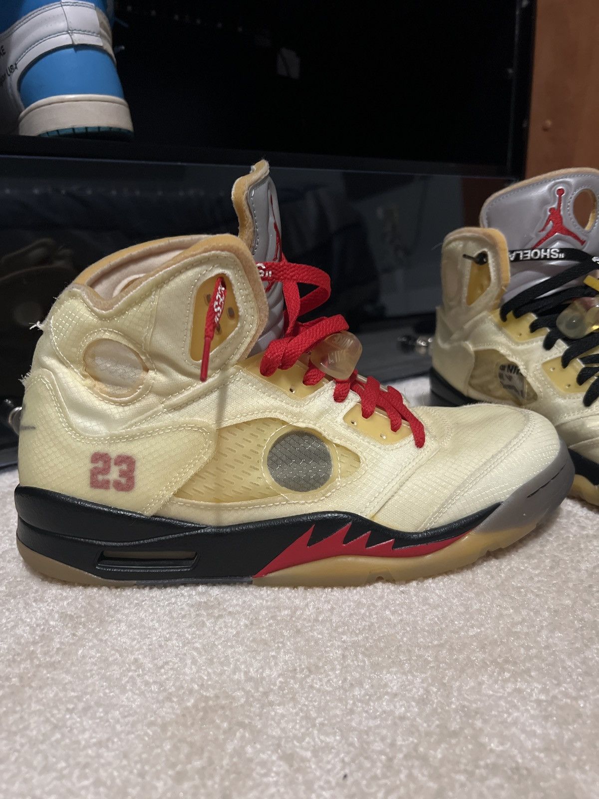 Jordan Brand × Off-White Off white Jordan 5 Size US 11 / EU 44 - 11 Thumbnail