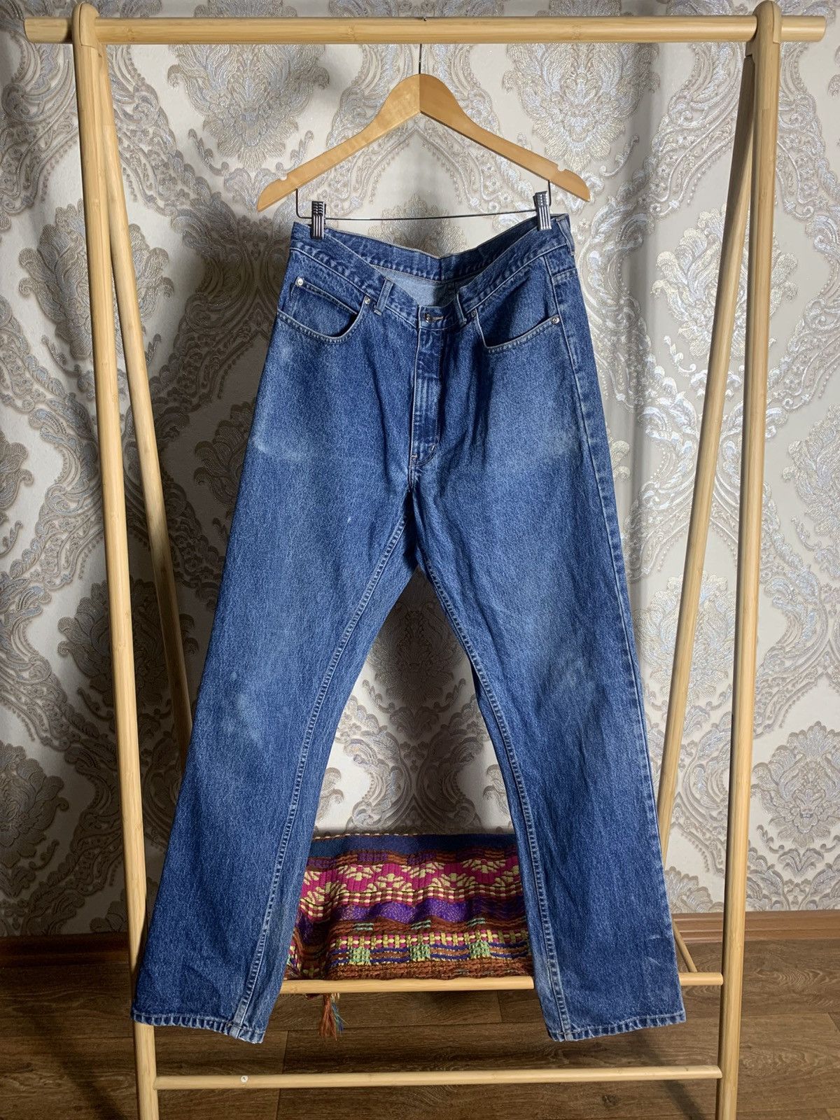 Saint Laurent Paris VINTAGE YVES SAINT LAURENT PARIS RETRO DENIM JEANS Y2K 90s Size US 38 / EU 54 - 2 Thumbnail
