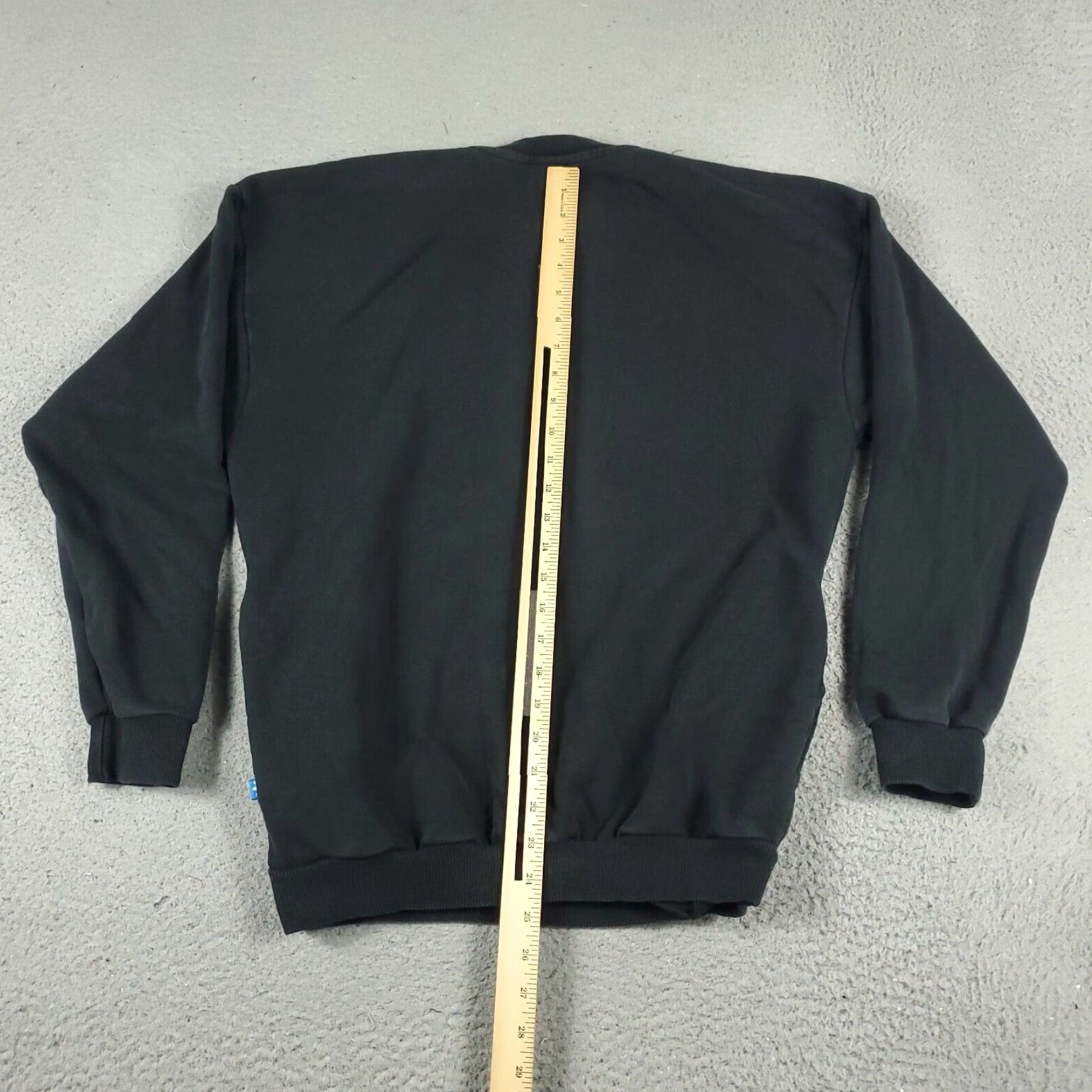Adidas Adidas Pullover Sweater Womens Black Small Crew Neck Cotton Blend Size S / US 4 / IT 40 - 6 Thumbnail