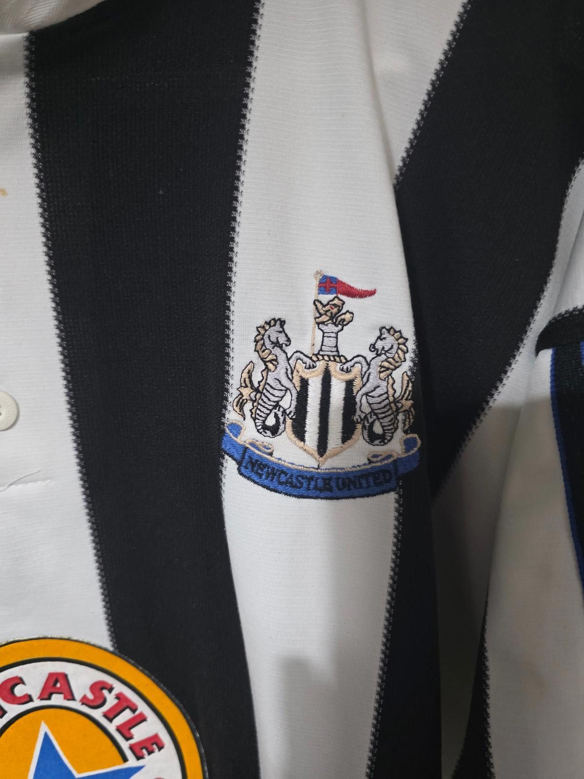Adidas Newcastle United 1995/97 Adidas Home shirt, #9 SHEARER - XXL Size US XXL / EU 58 / 5 - 6 Thumbnail