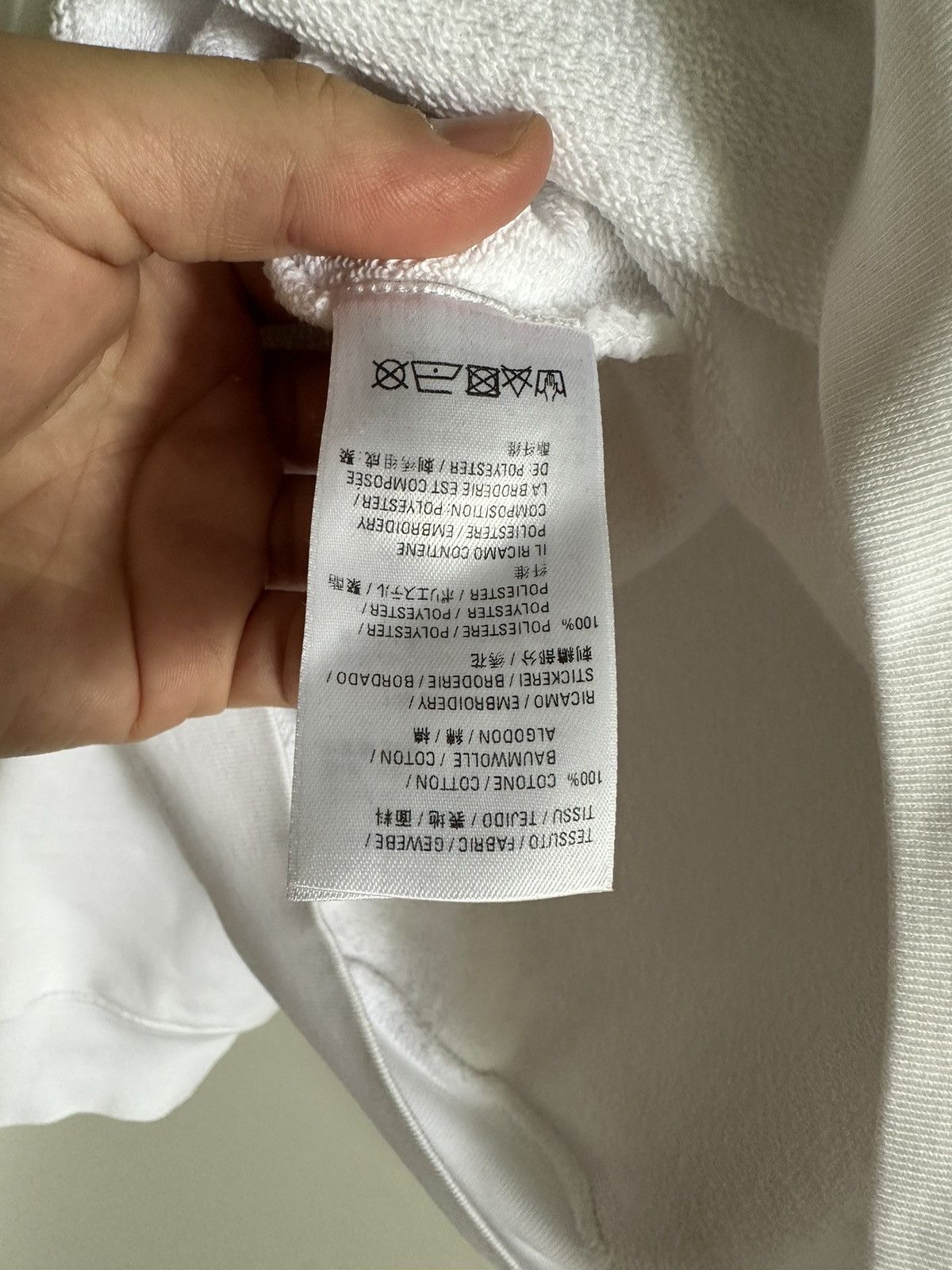 Balenciaga PARIS OLYMPICS EMBROIDERY HOODIE IN WHITE Size US XS / EU 42 / 0 - 7 Thumbnail