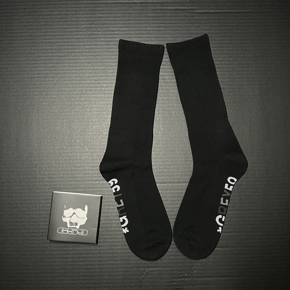 G59 Records G59 *GREY59 Monochrome Socks - Black Size ONE SIZE - 1 Thumbnail