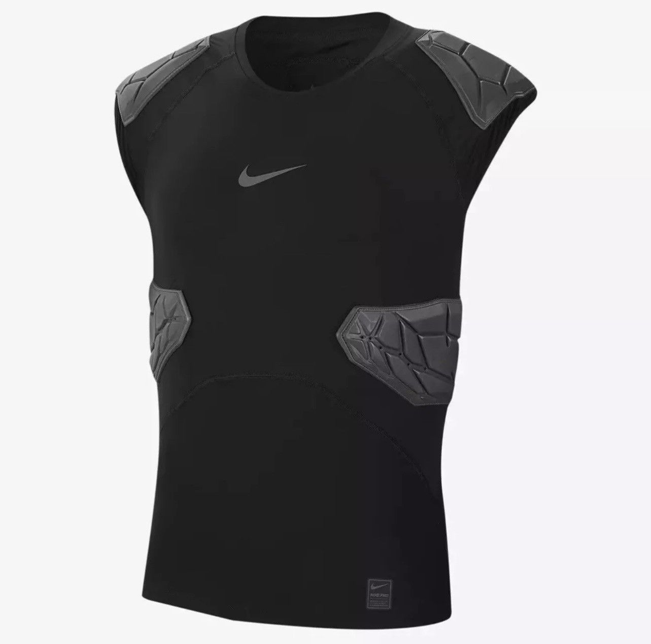 Nike Nike HyperStrong 4 Pads Compression Black Football Shirt Size US XXL / EU 58 / 5 - 1 Thumbnail