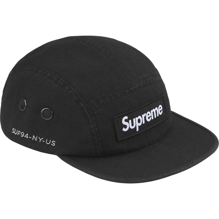 Supreme Supreme Military Black Camp Cap SUPNY-20 | Grailed