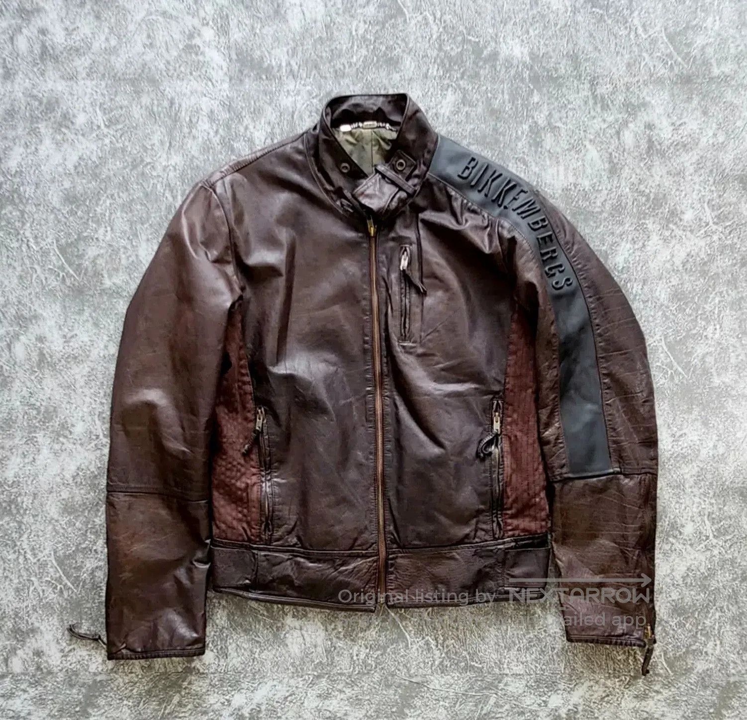 Dirk Bikkembergs Dirk Bikkembergs Bomber Leather Jacket. Size US M / EU 48-50 / 2 - 1 Thumbnail