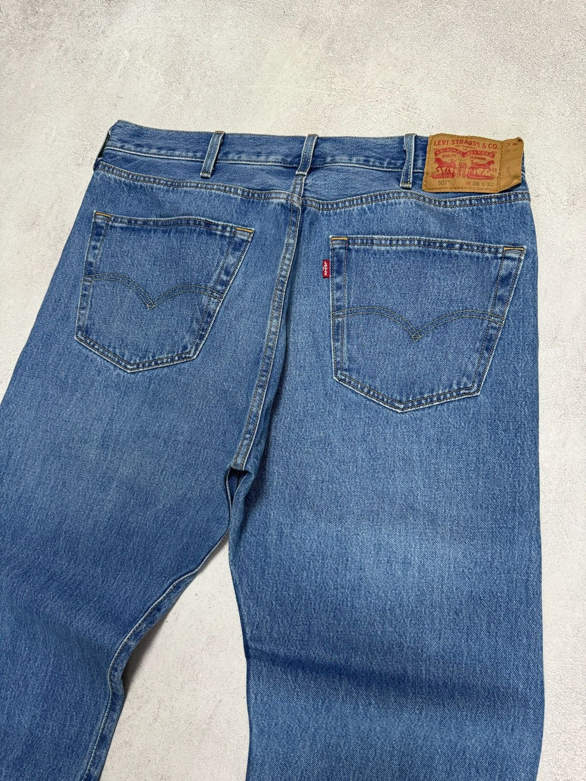 Levi's × Levi's Vintage Clothing Vintage Levis 501 Jeans Denim Pants Straight w38 l32 Y2K 90s Size US 38 / EU 54 - 3 Thumbnail