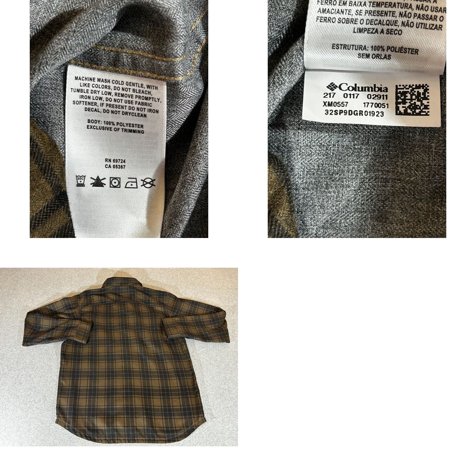 Vintage Columbia Flannel Shirt Mens Large Plaid Pearl Snap Lined Long Sleeve Outdoor Shirt Mens L Brown Plaid Outdoor Mens Shirt Size US L / EU 52-54 / 3 - 8 Thumbnail