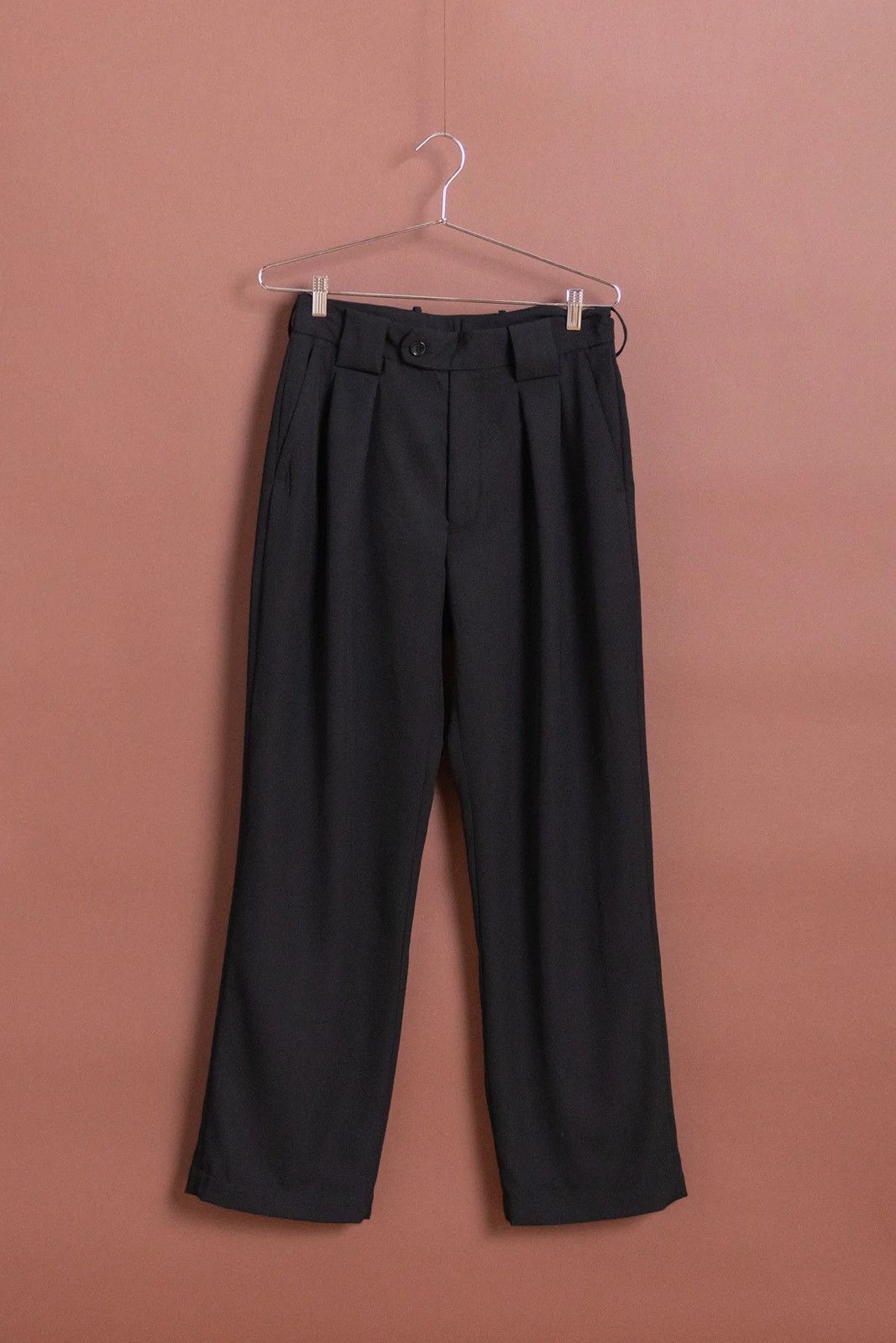 James Coward BNWT Black Wool Gabardine Mercado Trouser Size US 36 / EU 52 - 1 Thumbnail