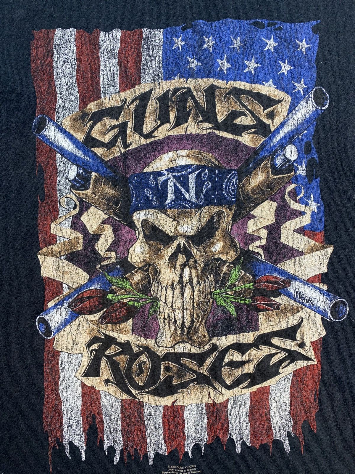 Band Tees × Fruit Of The Loom × Guns N' Roses Vintage 2005 Guns n Roses Use your illusion t-shirt Size US XL / EU 56 / 4 - 2 Thumbnail