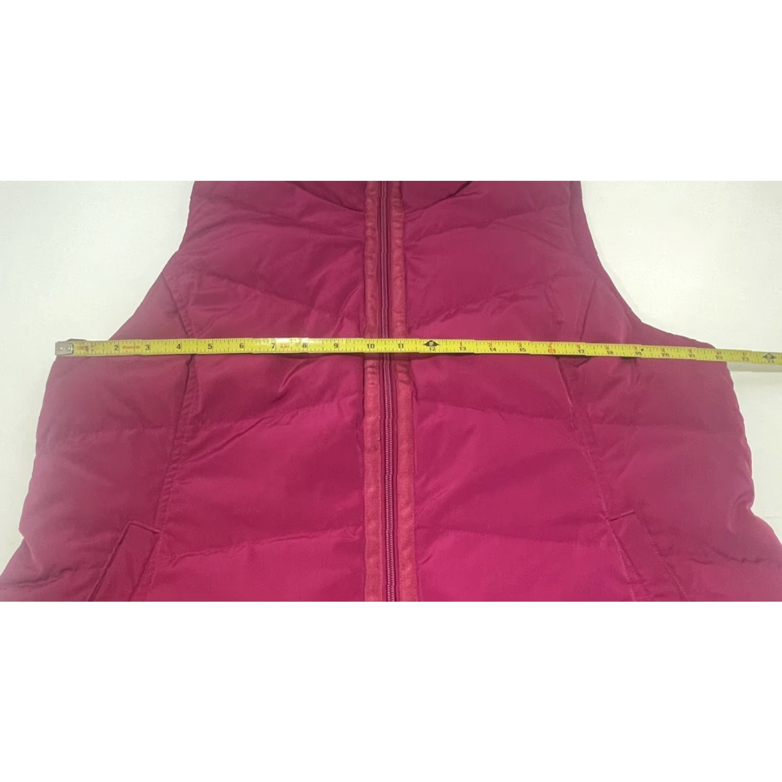 Lands' End Lands End Puffer Vest Women L Purple Zip Pockets High Neck Mid-Length Sleeveless Logo Size L / US 10 / IT 46 - 5 Thumbnail