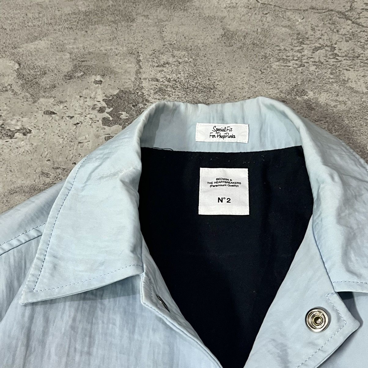 Bedwin & The Heartbreakers Bedwin & The Heartbreakers Deluxe Coach Jacket Light Blue Size US M / EU 48-50 / 2 - 9 Thumbnail