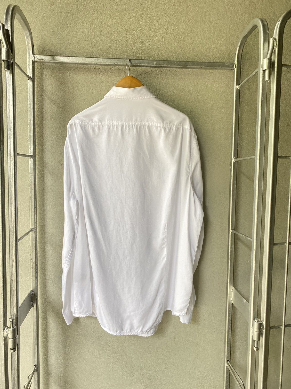 Acne Studios Acne Studios White Hidden Button Long Sleeve Shirt Size XS / US 0-2 / IT 36-38 - 2 Thumbnail