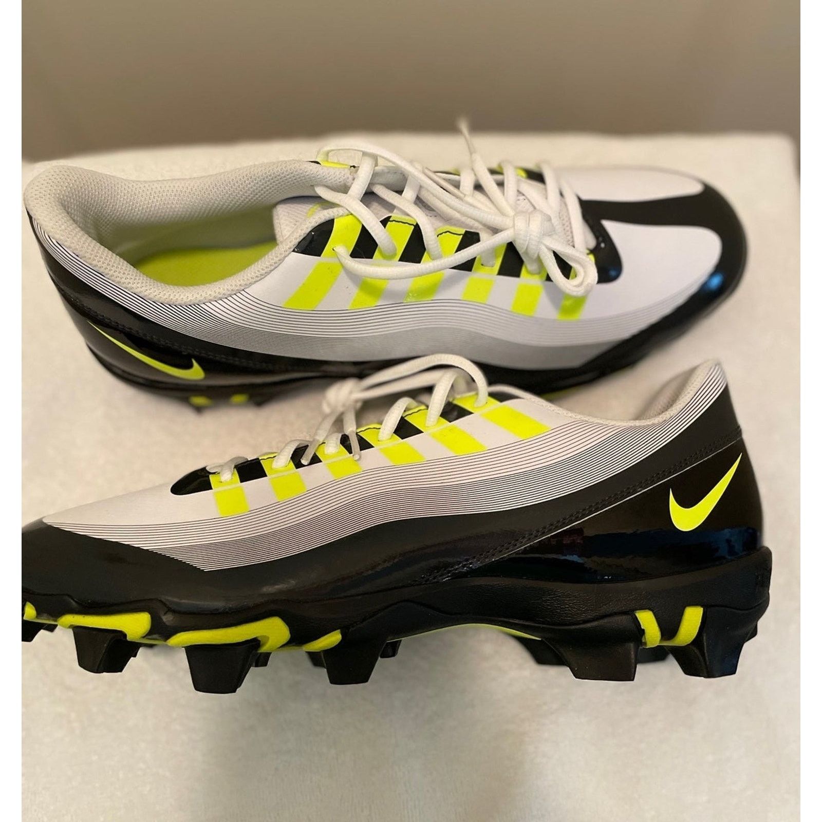 Nike Nike Vapor Edge Shark Football Cleats- Men’s Size 12.5 Size US 12.5 / EU 45-46 - 4 Thumbnail
