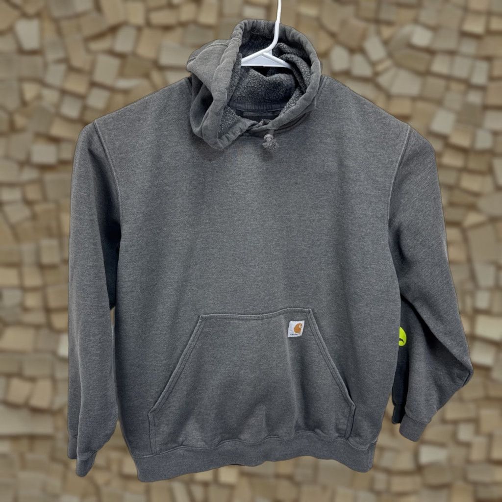 Carhartt Carhartt Loose Fit K288 026 Midweight Graphic Workwear Gray Hoodie Men's Large Size US L / EU 52-54 / 3 - 1 Thumbnail
