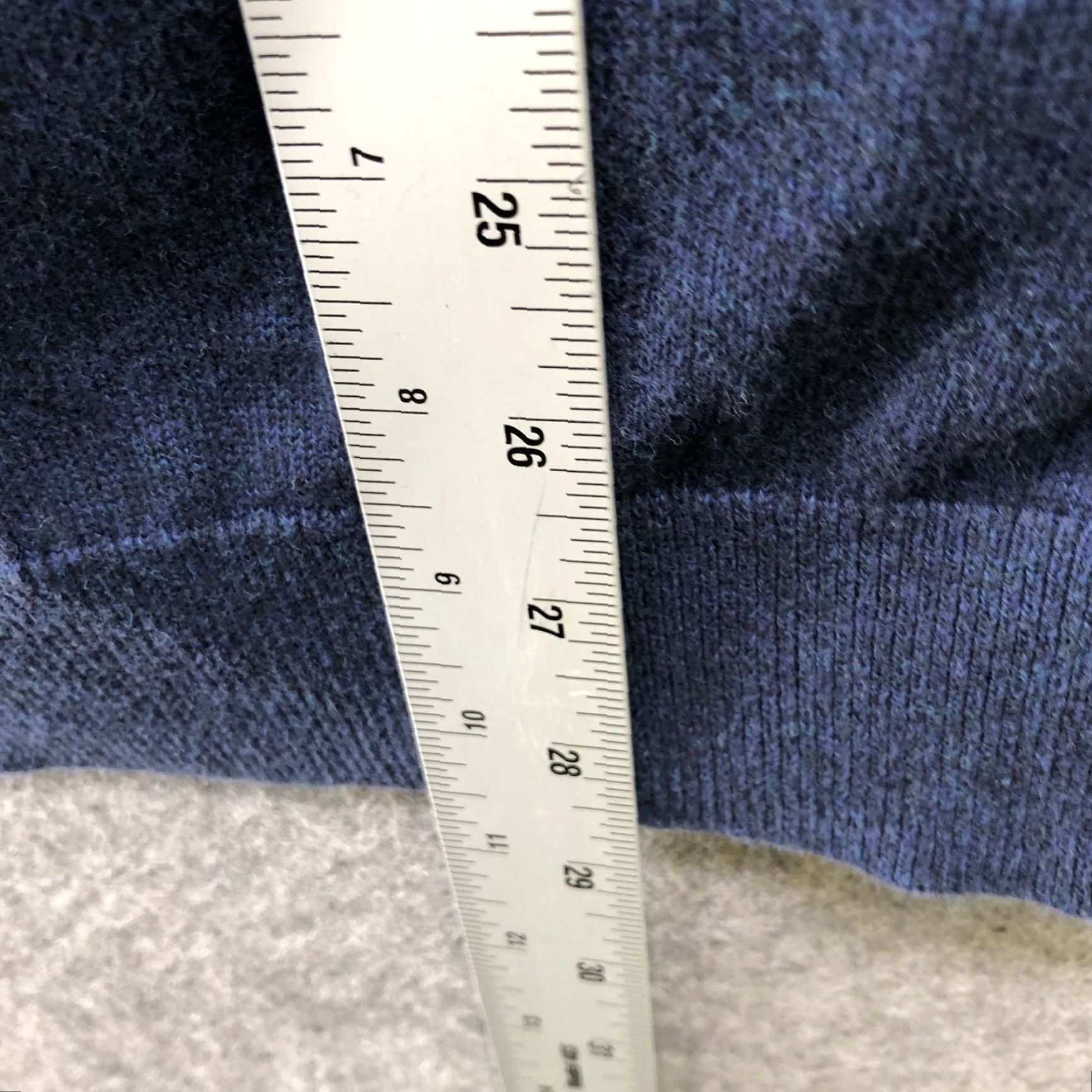 Tasso Elba Tasso Elba 1/4 Zip Argyle Sweater Mens XL Blue Cotton Pullover Mock Neck Long Sleeve Knit Size US XL / EU 56 / 4 - 7 Thumbnail