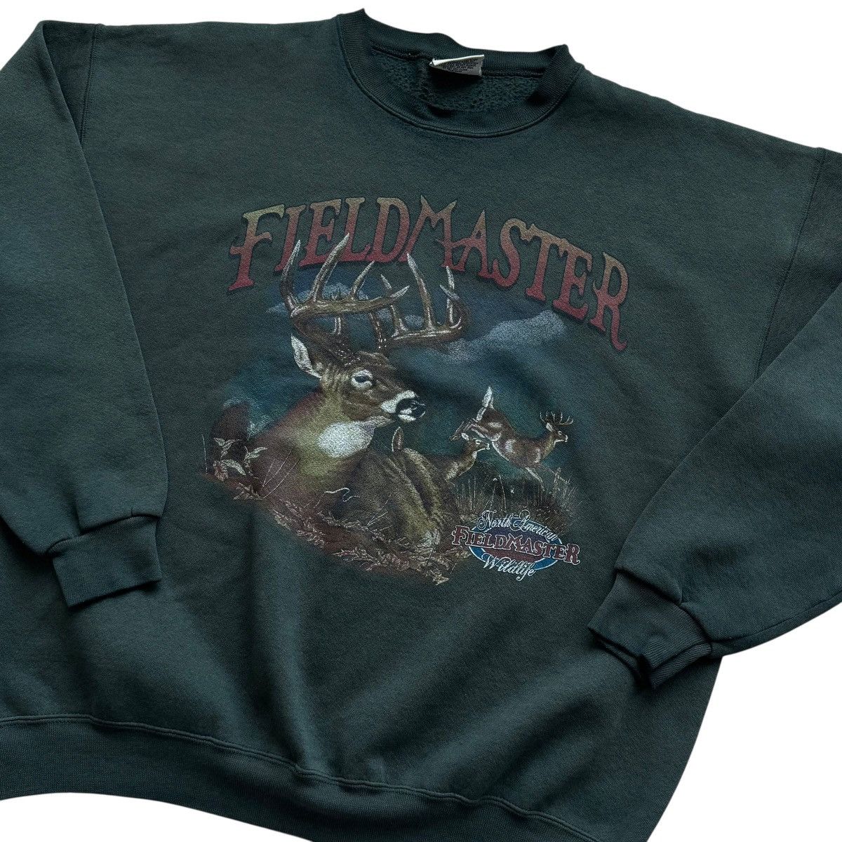 Vintage vintage Field Master Deer nature graphic t shirt Size US L / EU 52-54 / 3 - 2 Thumbnail
