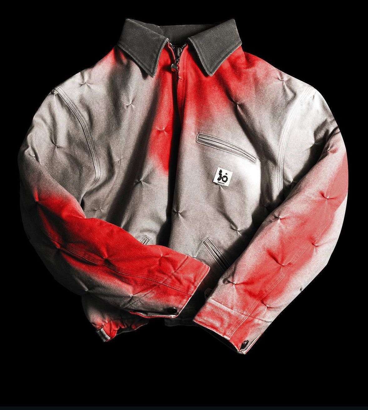 Bad Son BadSon Cherry Blossom Overgrowth Denim Racer Jacket