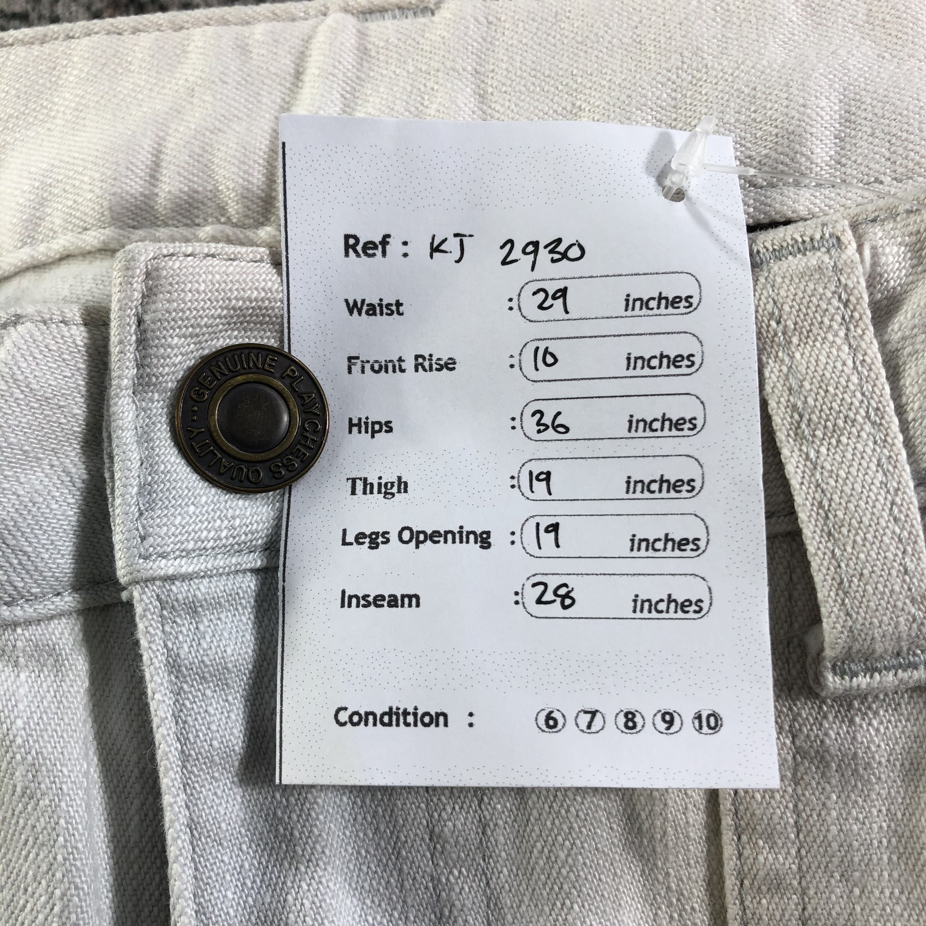 Japanese Brand Japanese Bush Pants Flare Jeans Cargo Denim KJ2930 Size US 28 / EU 44 - 9 Thumbnail