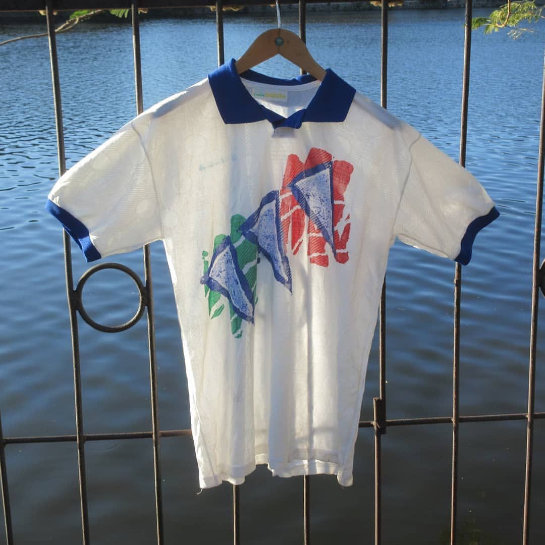 Diadora × Vintage Vintage Diadora Italy Jersey 1990 1991 Third 3rd LARGE Shirt Size US L / EU 52-54 / 3 - 4 Thumbnail
