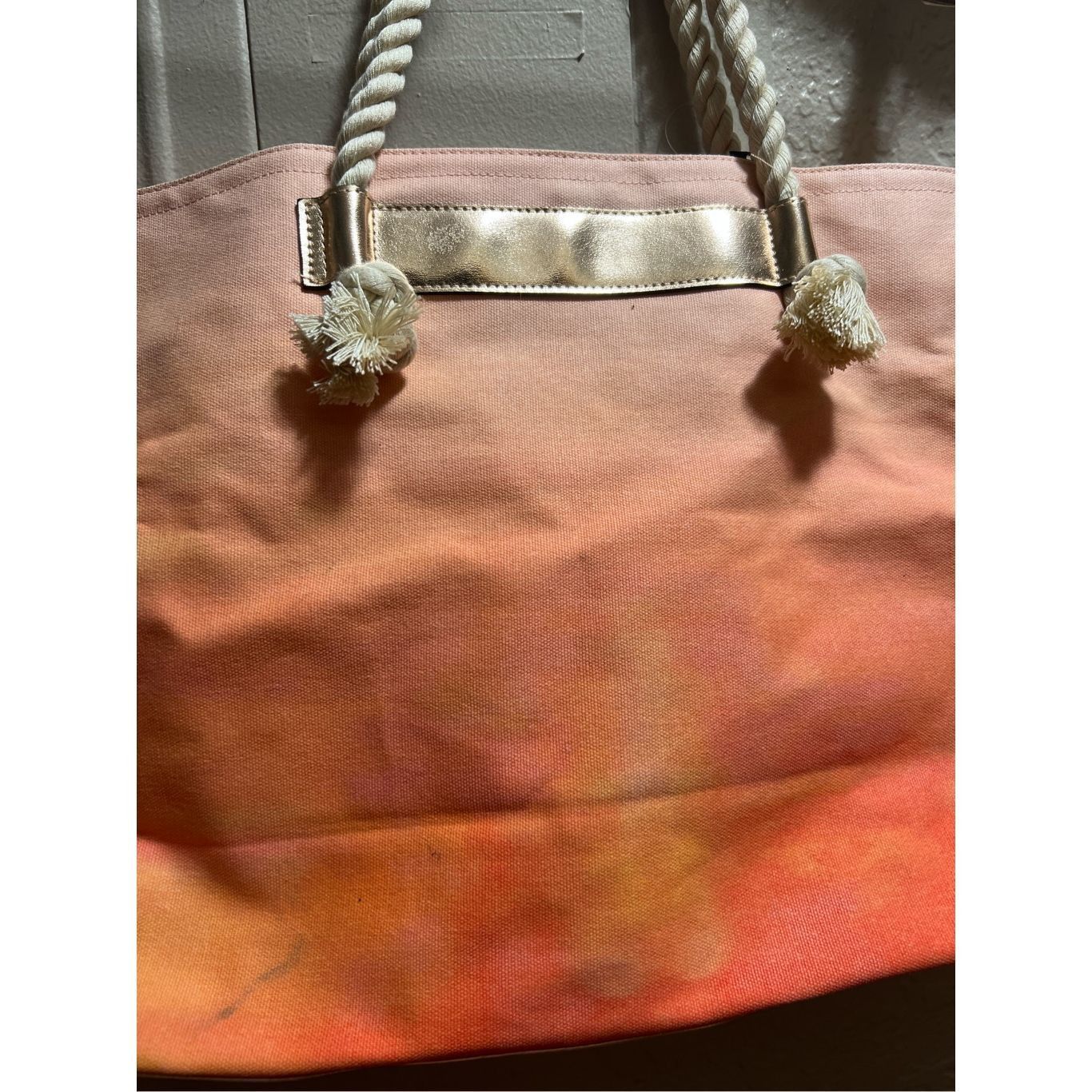 Victoria's Secret Victoria’s Secret Orange Ombré Tote Bag Preowned-Stains-Mark Size ONE SIZE - 9 Thumbnail