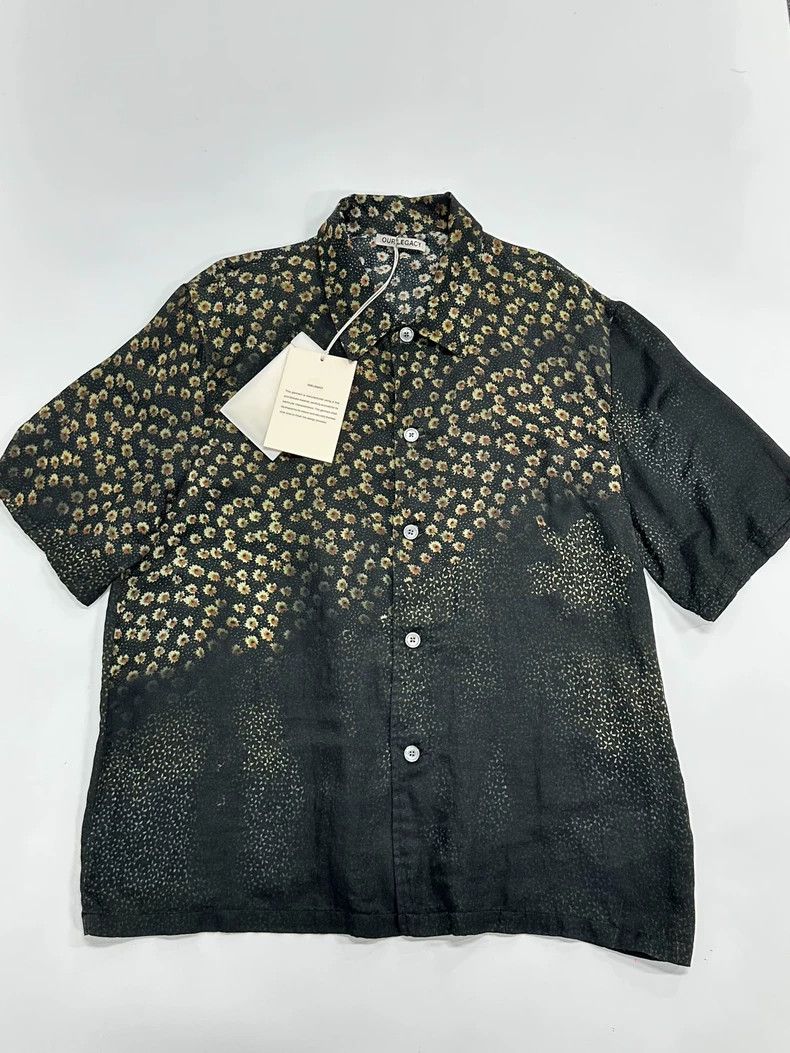 Our Legacy Our Legacy Black Print Hawaiian Shirt Size US M / EU 48-50 / 2 - 1 Thumbnail