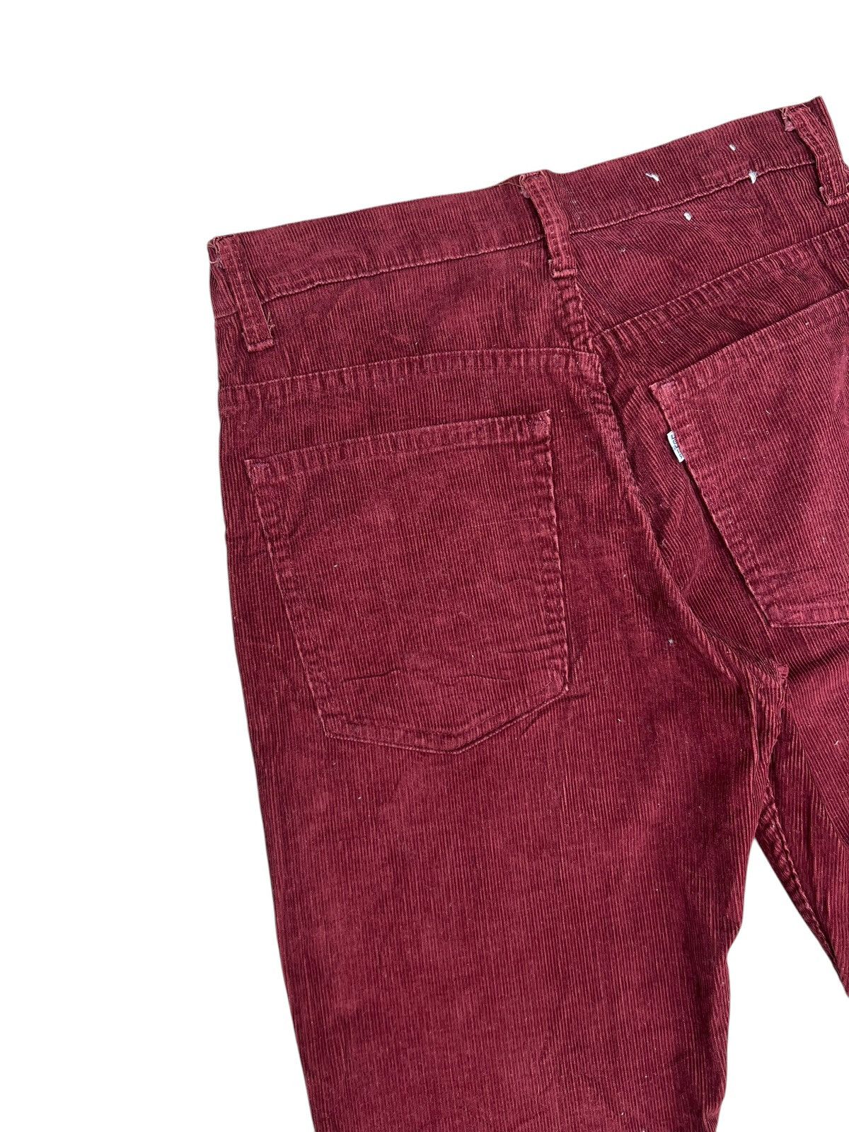 Levi's Vintage 70s Levi’s 646 Maroon Corduroy Bootcut Jeans Size US 29 - 15 Thumbnail